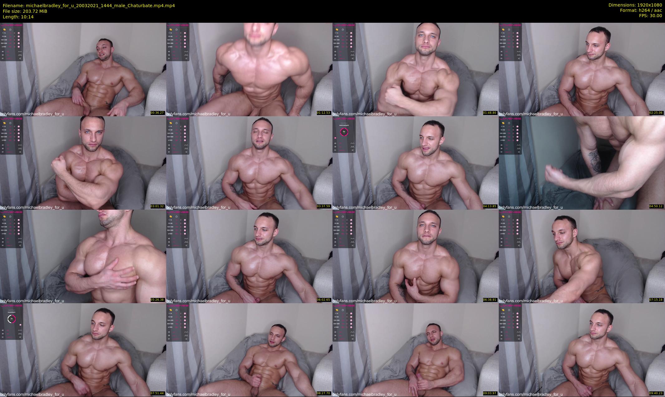 michaelbradley_for_u — 11 minute Chaturbate male cam show recording, 1080p, Mar 20, 2021