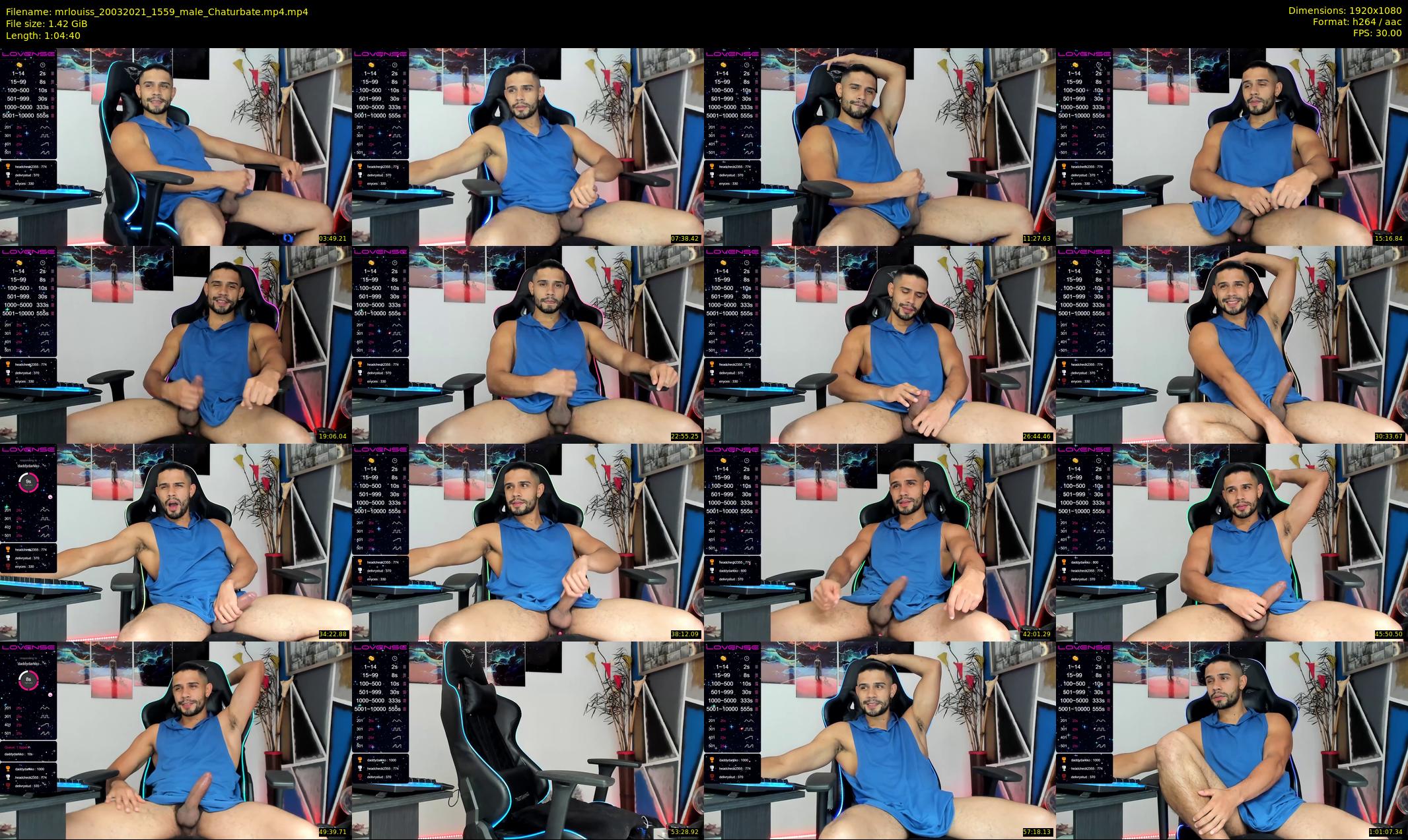 mrlouiss — 65 minute Chaturbate male cam show recording, 1080p, Mar 20, 2021