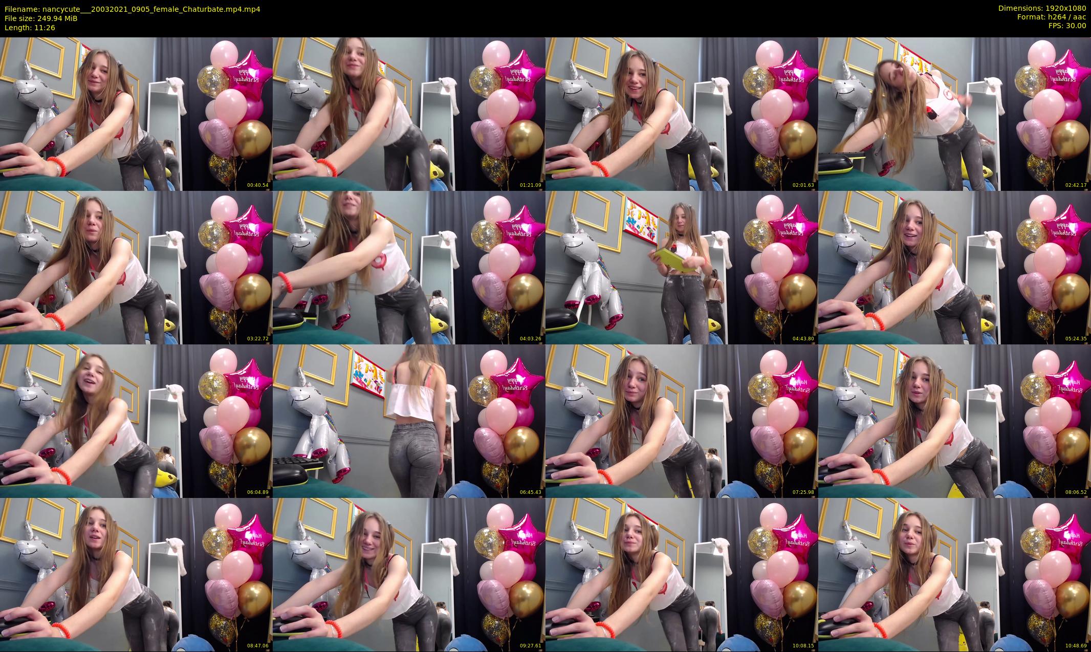 nancycute__ — 12 minute Chaturbate female cam show recording, 1080p, Mar 20, 2021