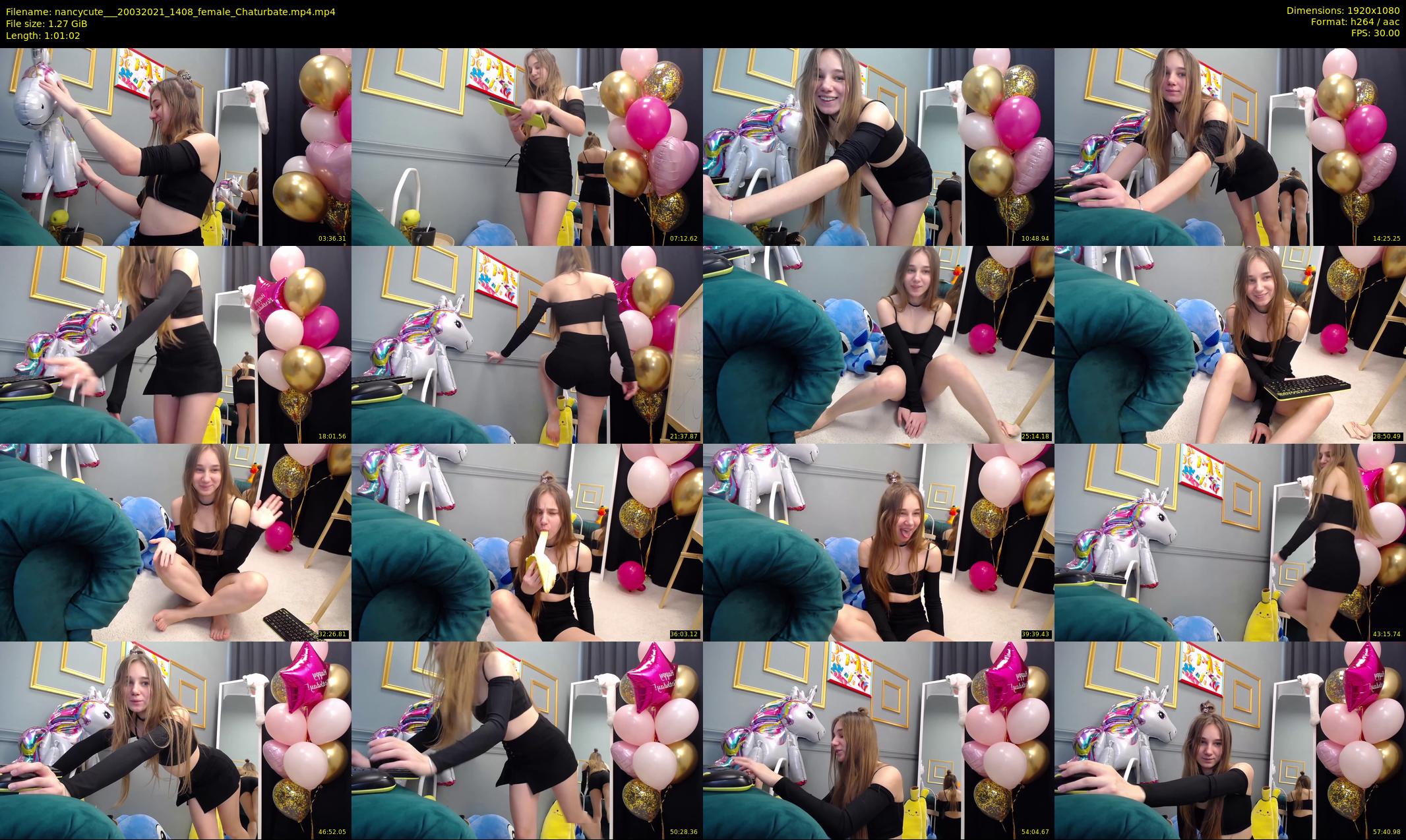nancycute__ — 62 minute Chaturbate female cam show recording, 1080p, Mar 20, 2021
