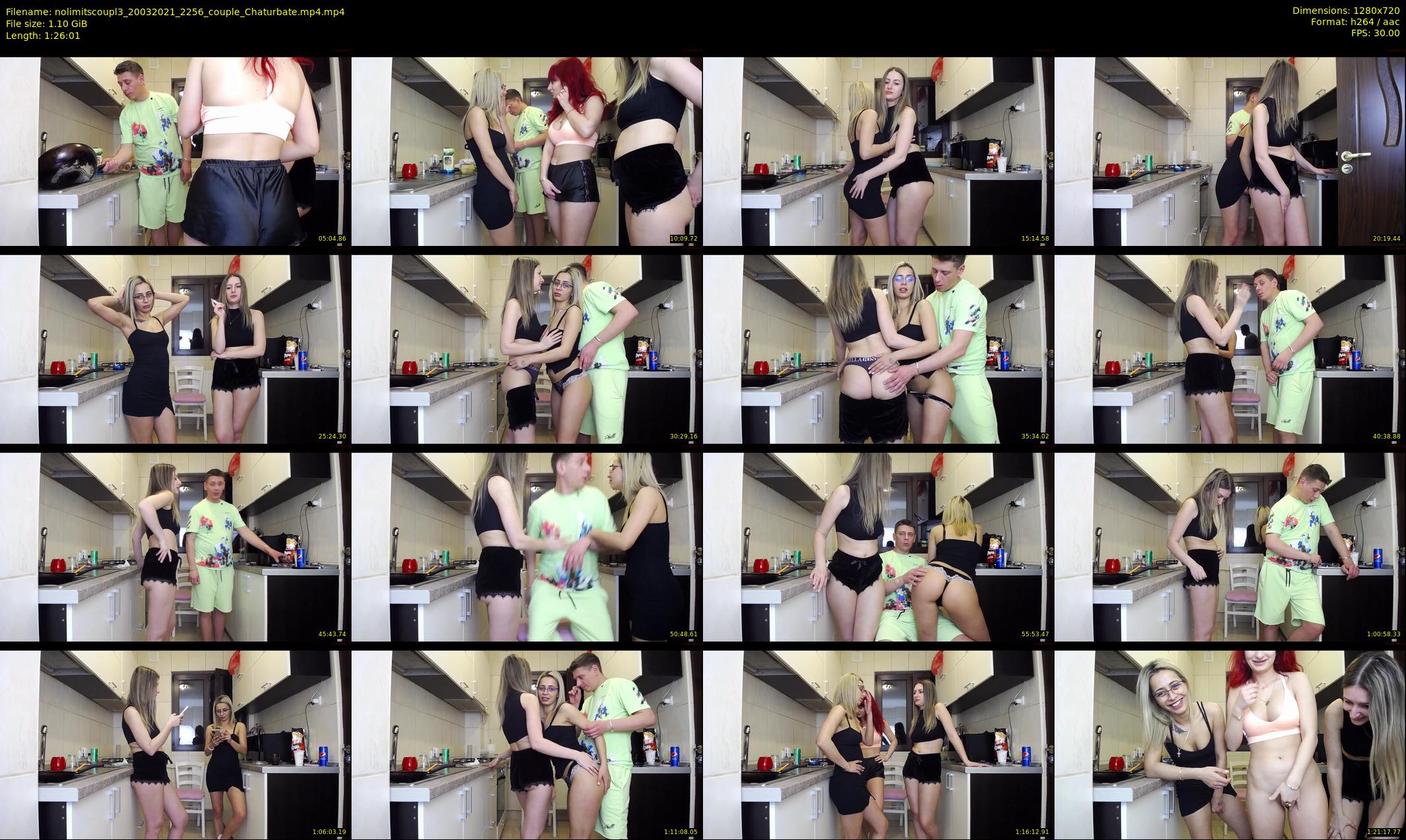 nolimitscoupl3 — 87 minute Chaturbate couple cam show recording, 720p, Mar 20, 2021