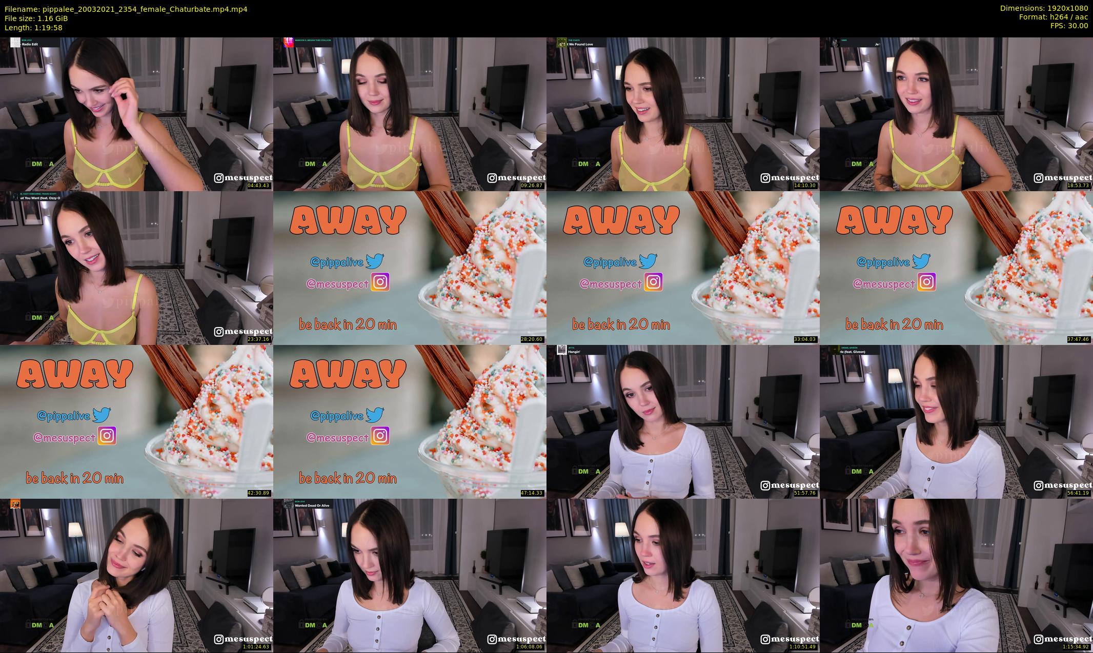 pippalee — 80 minute Chaturbate female cam show recording, 1080p, Mar 20, 2021