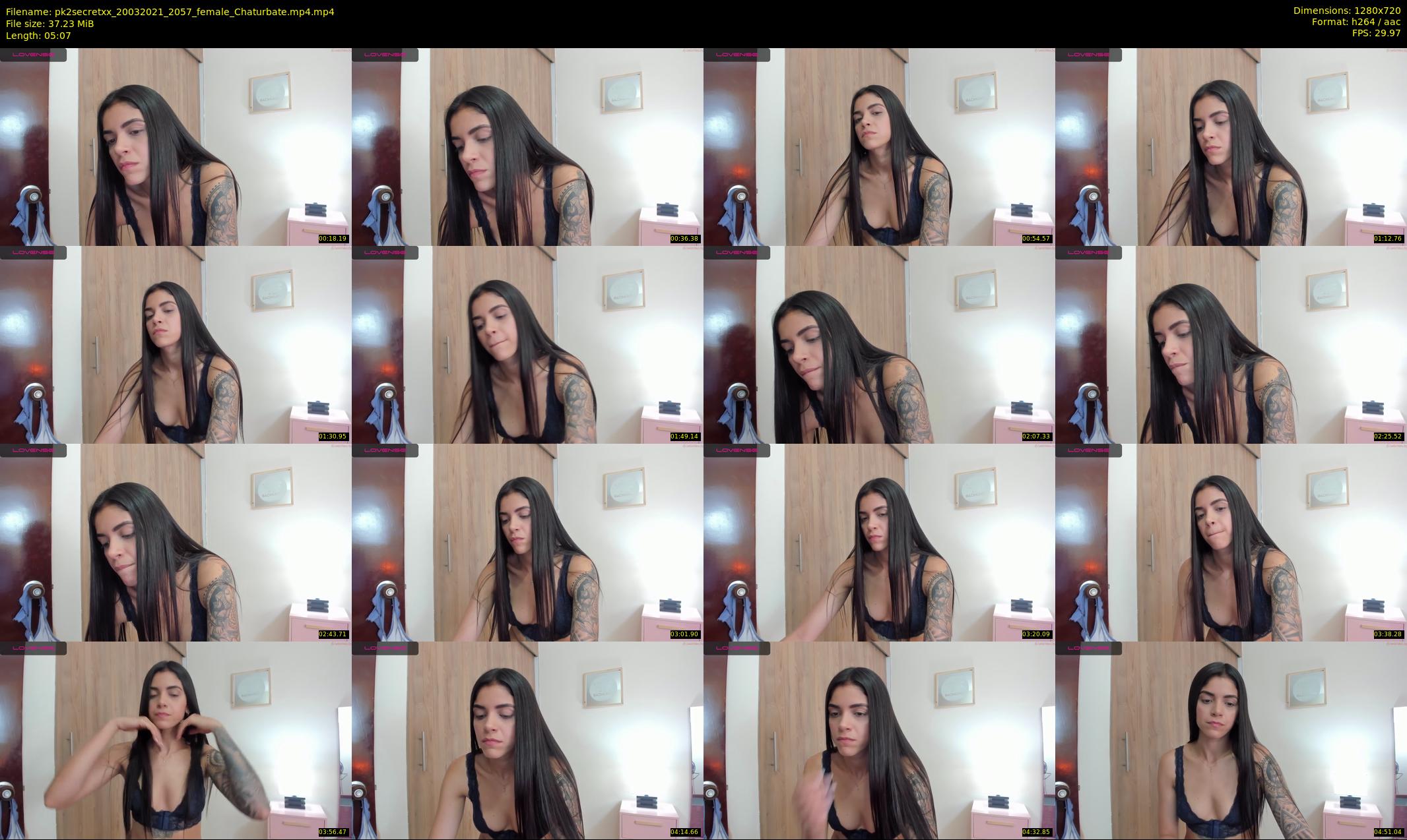 pk2secretxx — 6 minute Chaturbate female cam show recording, 720p, Mar 20, 2021