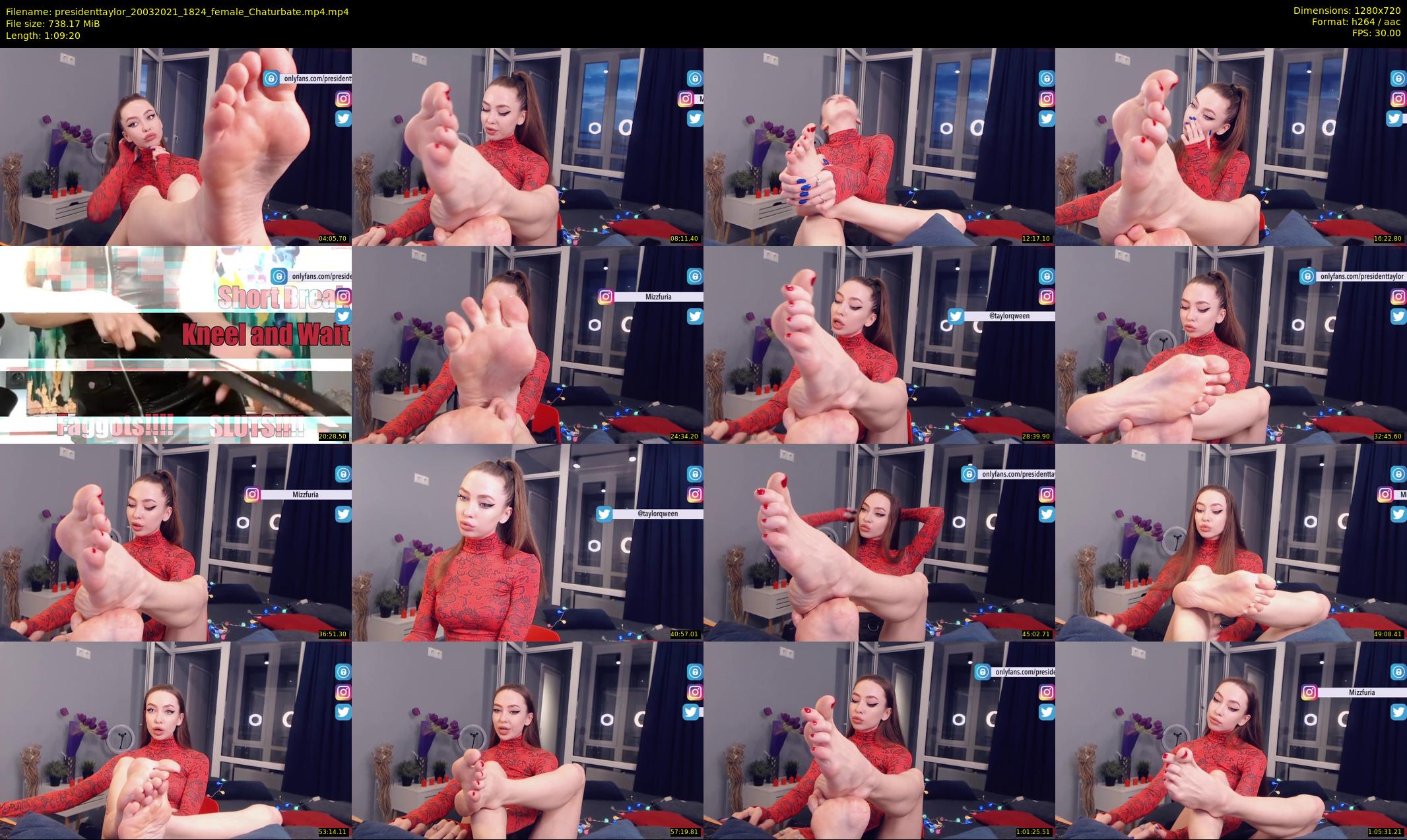 presidenttaylor — 70 minute Chaturbate female cam show recording, 720p, Mar 20, 2021