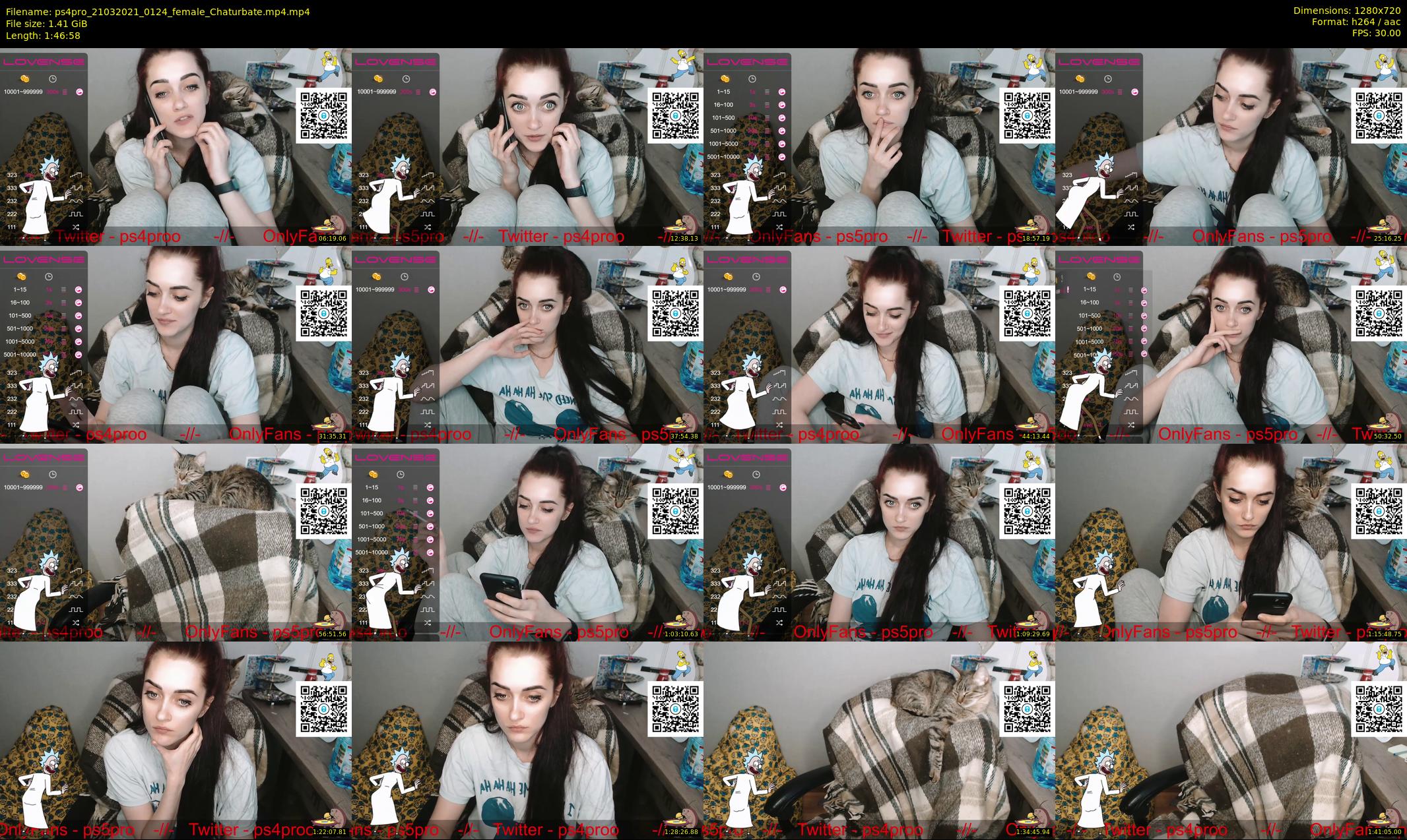 ps4pro — 107 minute Chaturbate female cam show recording, 720p, Mar 21, 2021