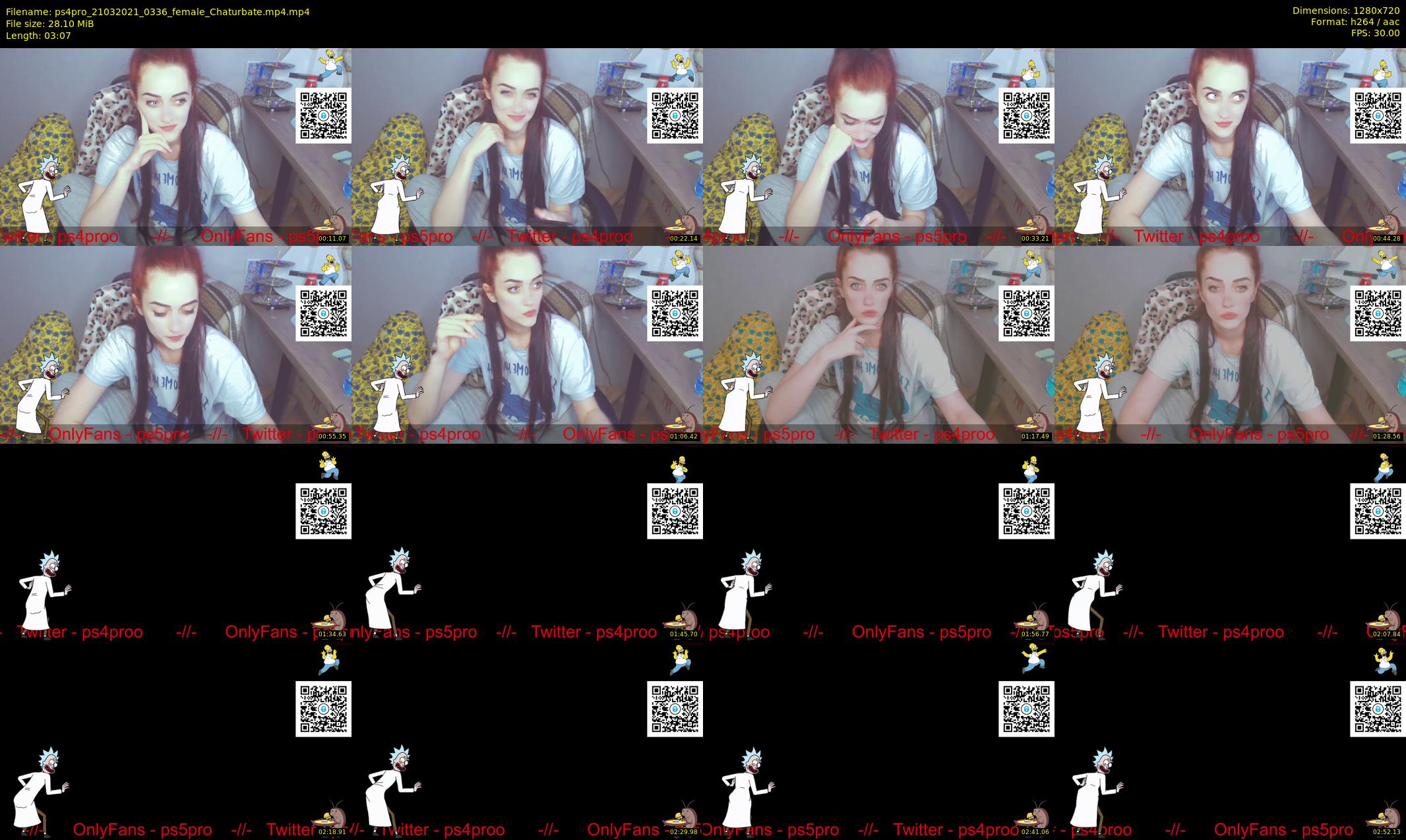 ps4pro — 4 minute Chaturbate female cam show recording, 720p, Mar 21, 2021