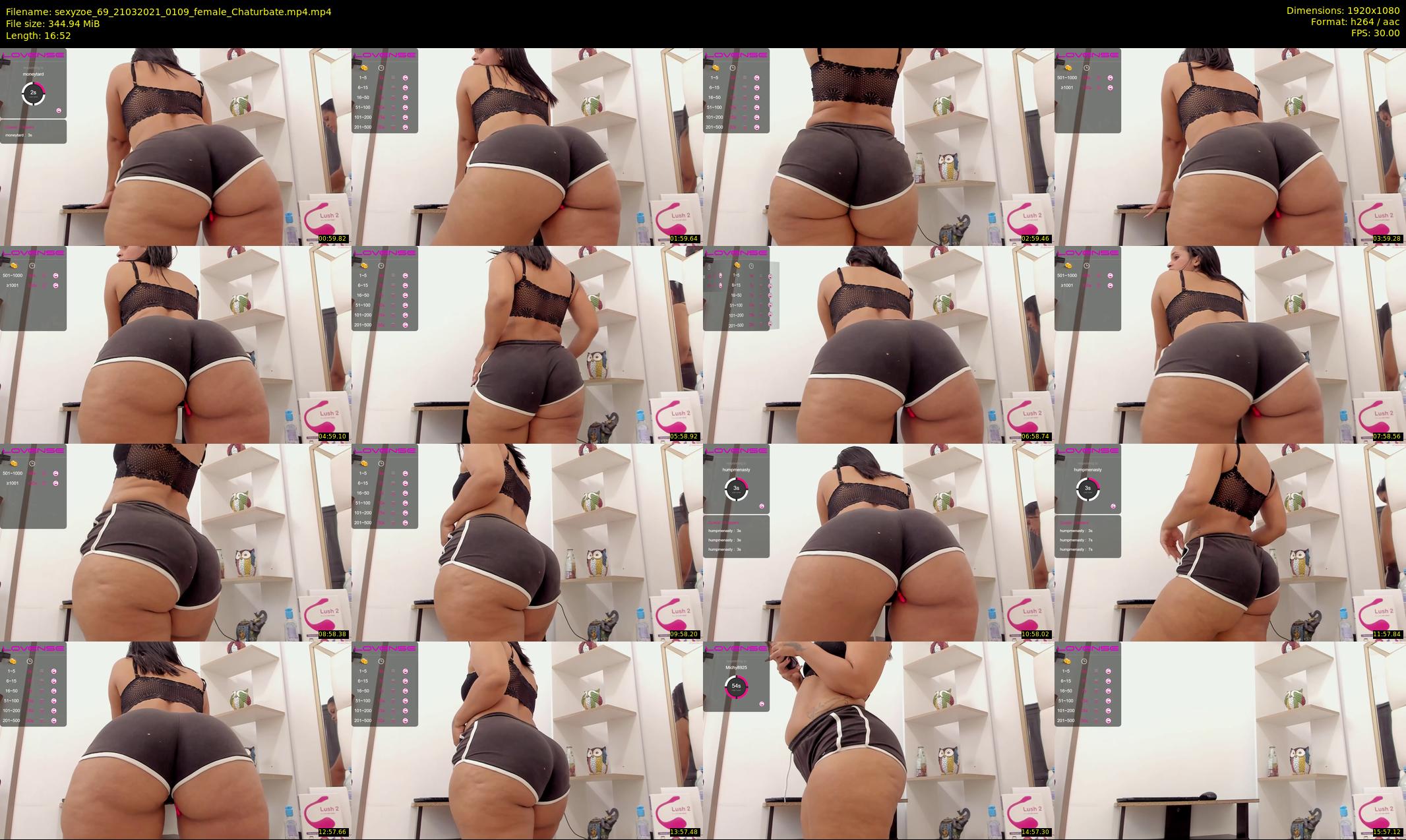 sexyzoe_69 — 17 minute Chaturbate female cam show recording, 1080p, Mar 21, 2021