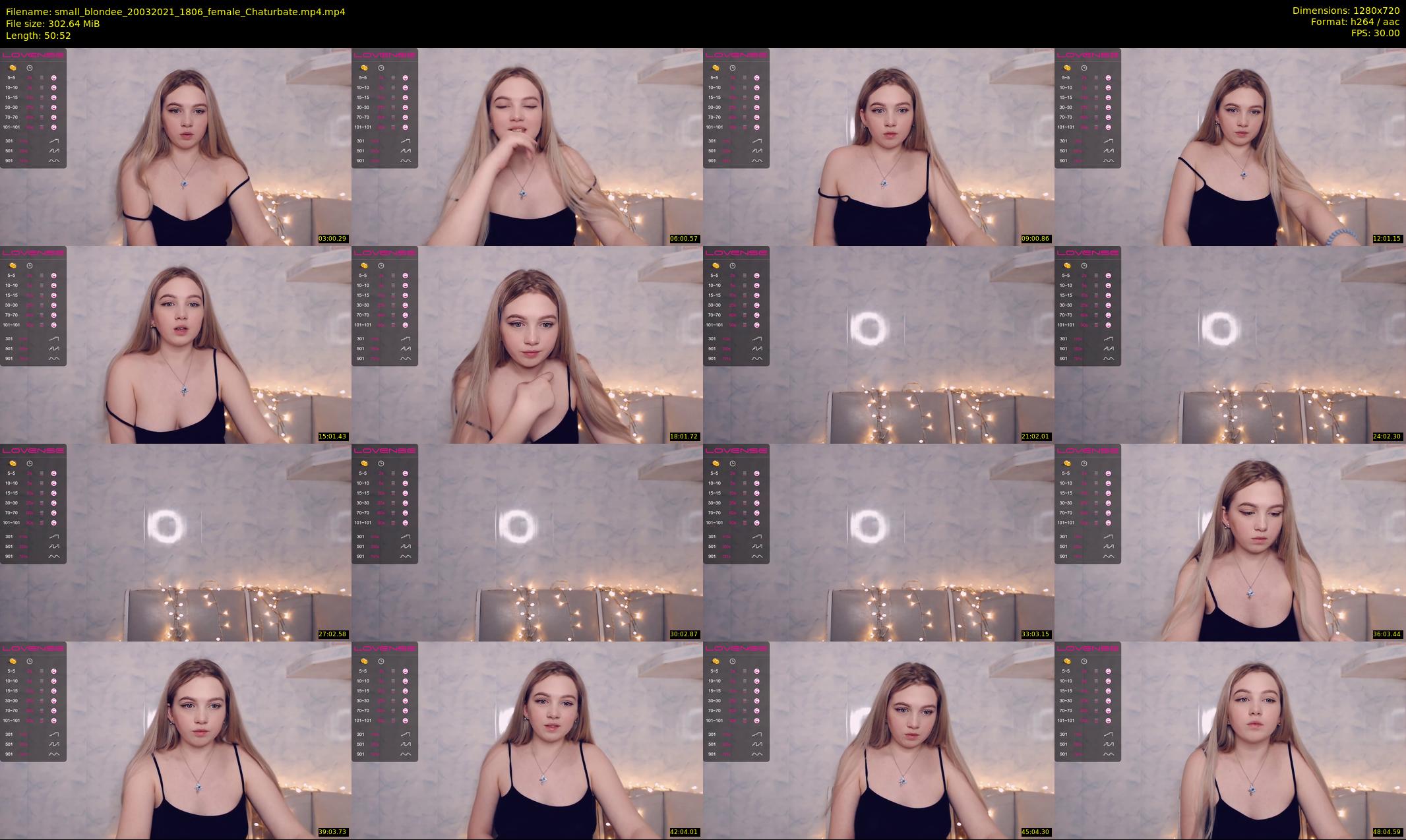 small_blondee — 51 minute Chaturbate female cam show recording, 720p, Mar 20, 2021