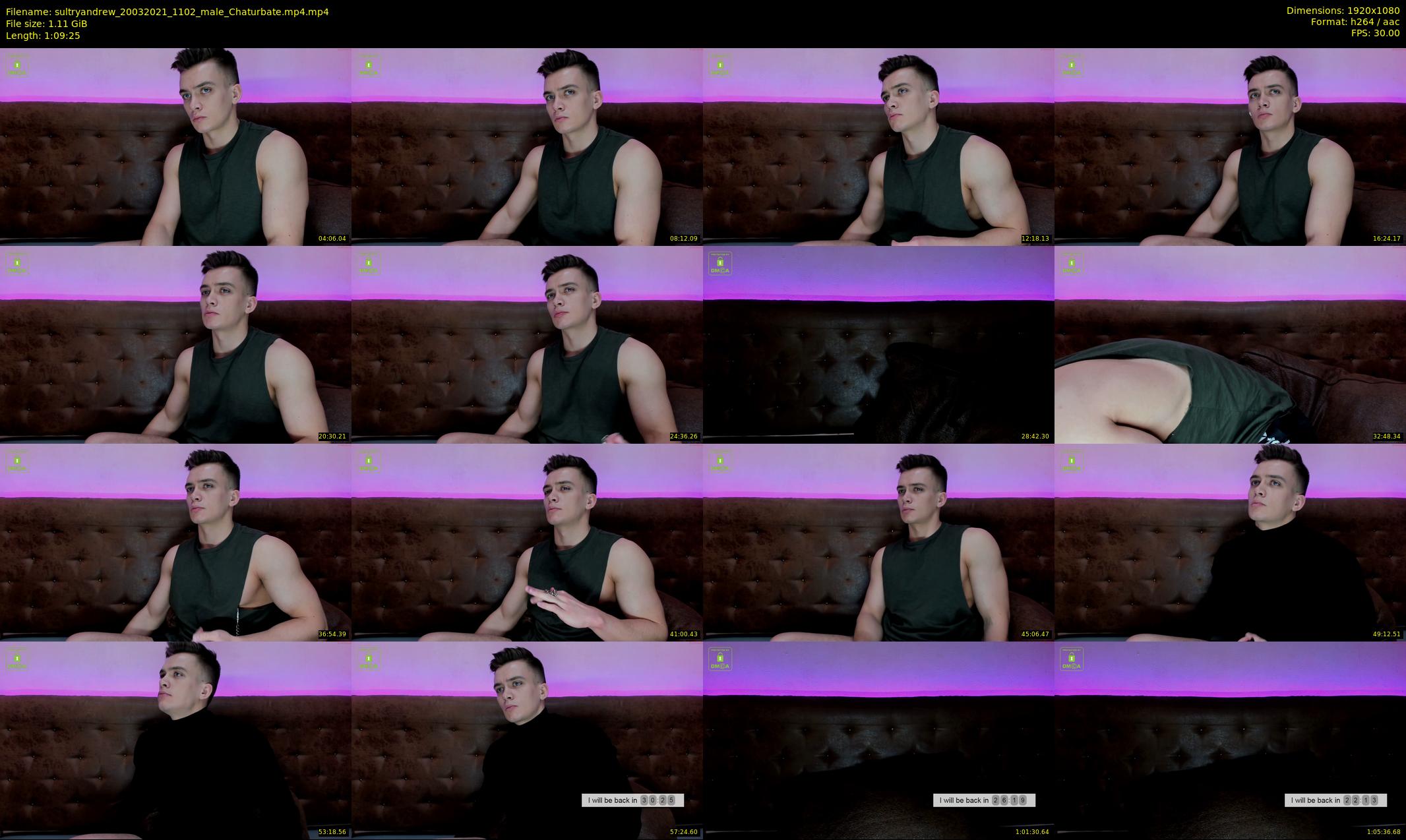 sultryandrew — 70 minute Chaturbate male cam show recording, 1080p, Mar 20, 2021