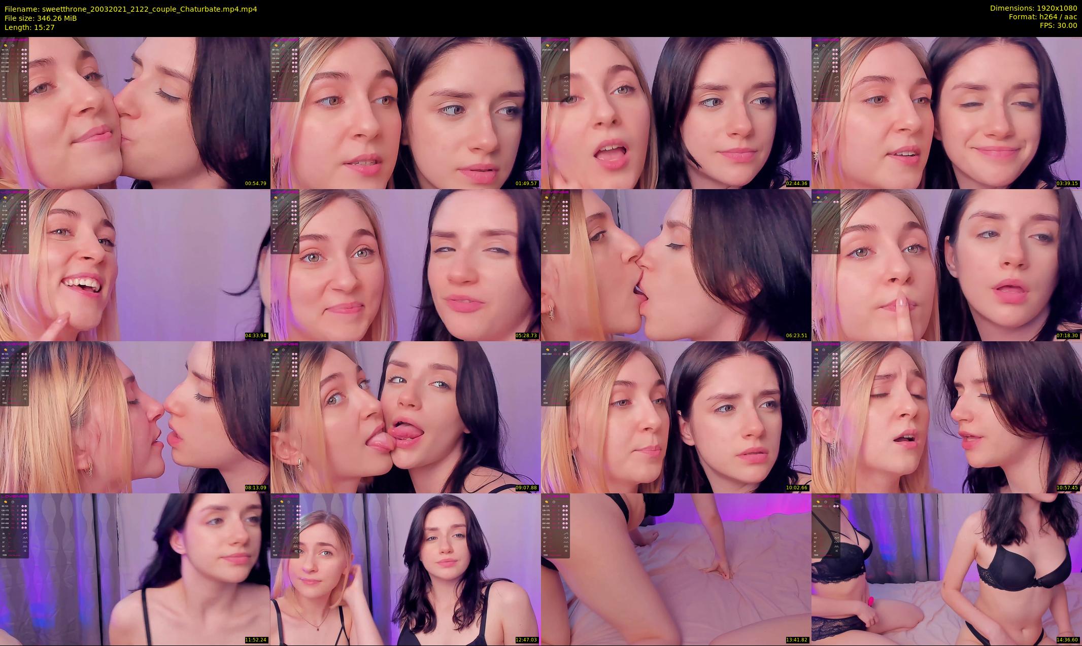 sweetthrone — 16 minute Chaturbate couple cam show recording, 1080p, Mar 20, 2021