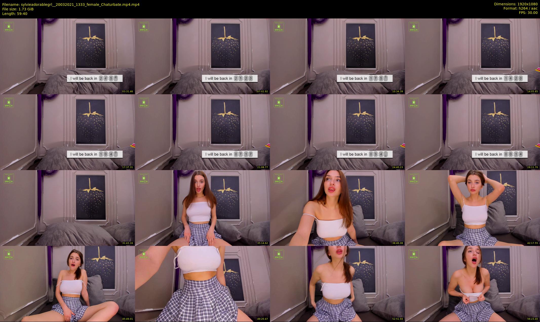 sylvieadorablegrl_ — 60 minute Chaturbate female cam show recording, 1080p, Mar 20, 2021