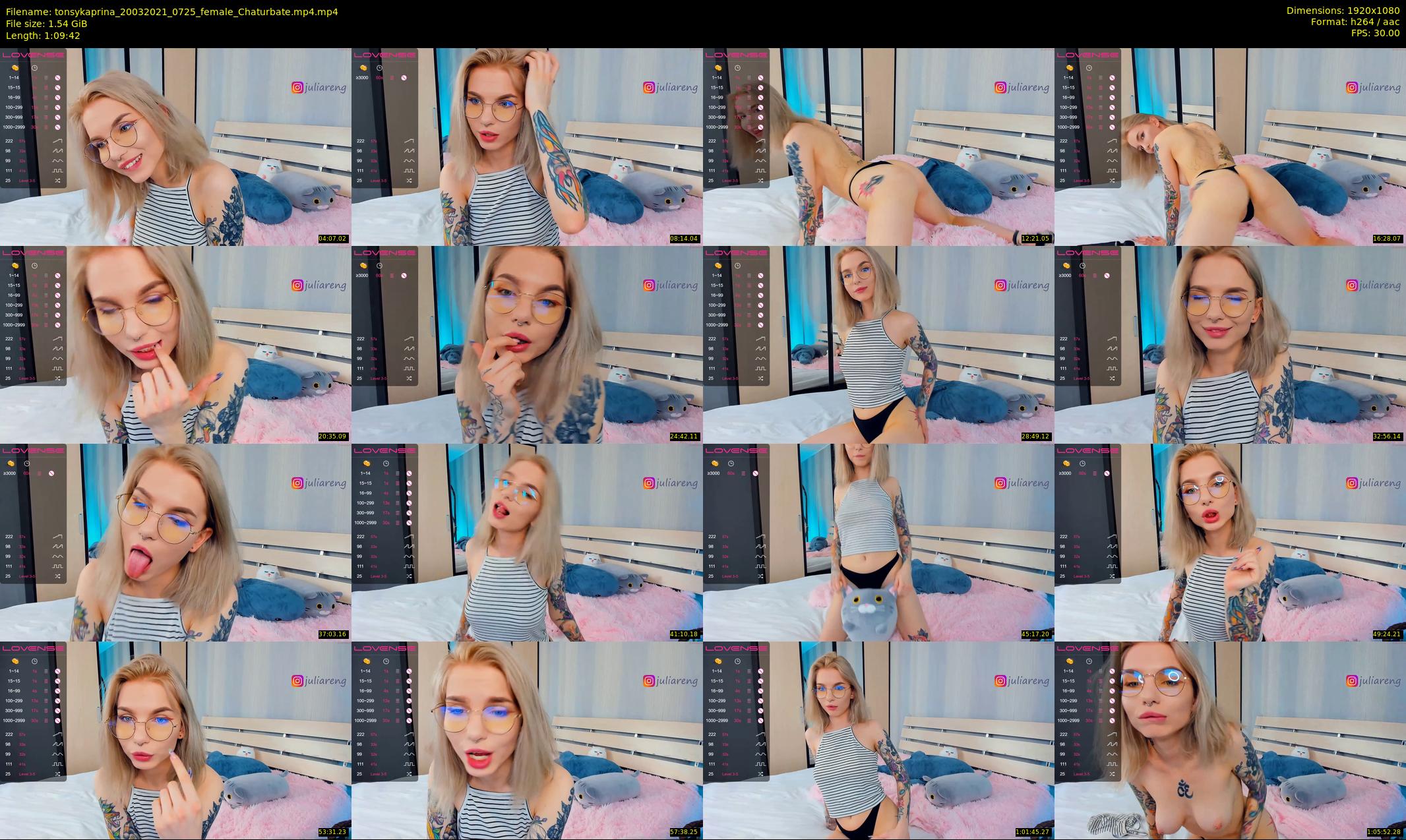 tonsykaprina — 70 minute Chaturbate couple cam show recording, 1080p, Mar 20, 2021