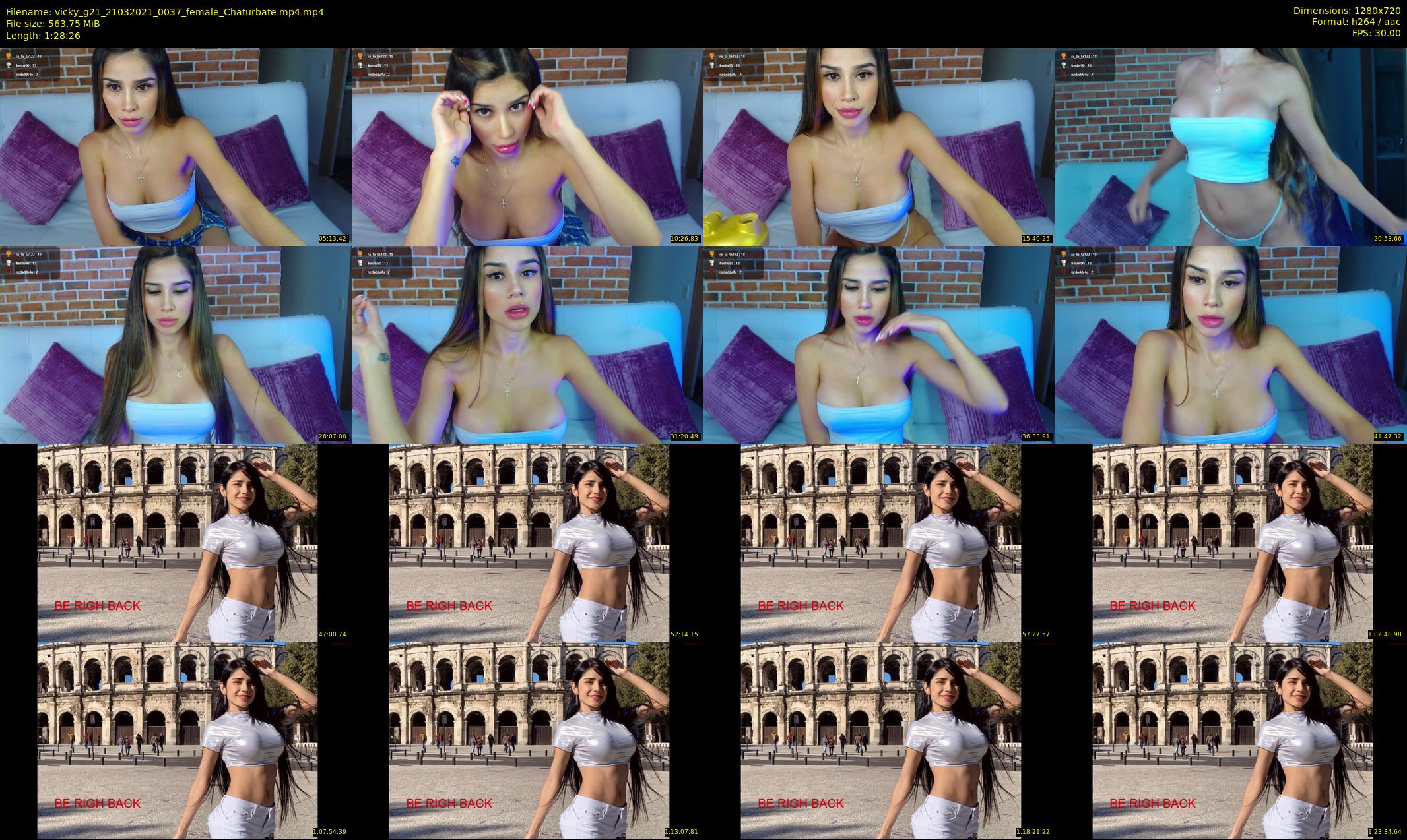vicky_g21 — 89 minute Chaturbate female cam show recording, 720p, Mar 21, 2021