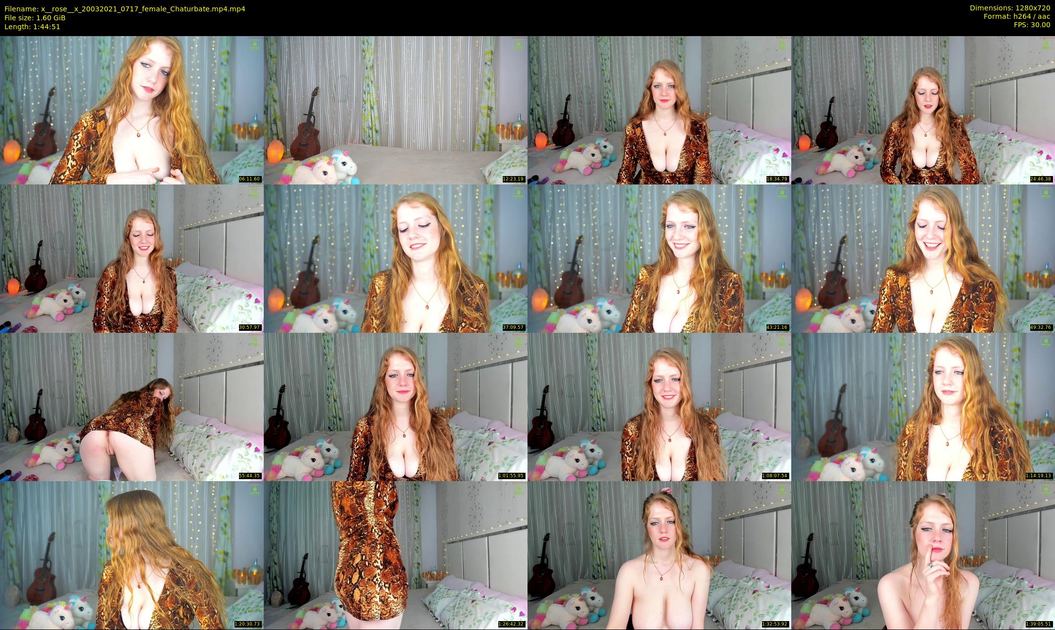 x__rose__x — 105 minute Chaturbate female cam show recording, 720p, Mar 20, 2021