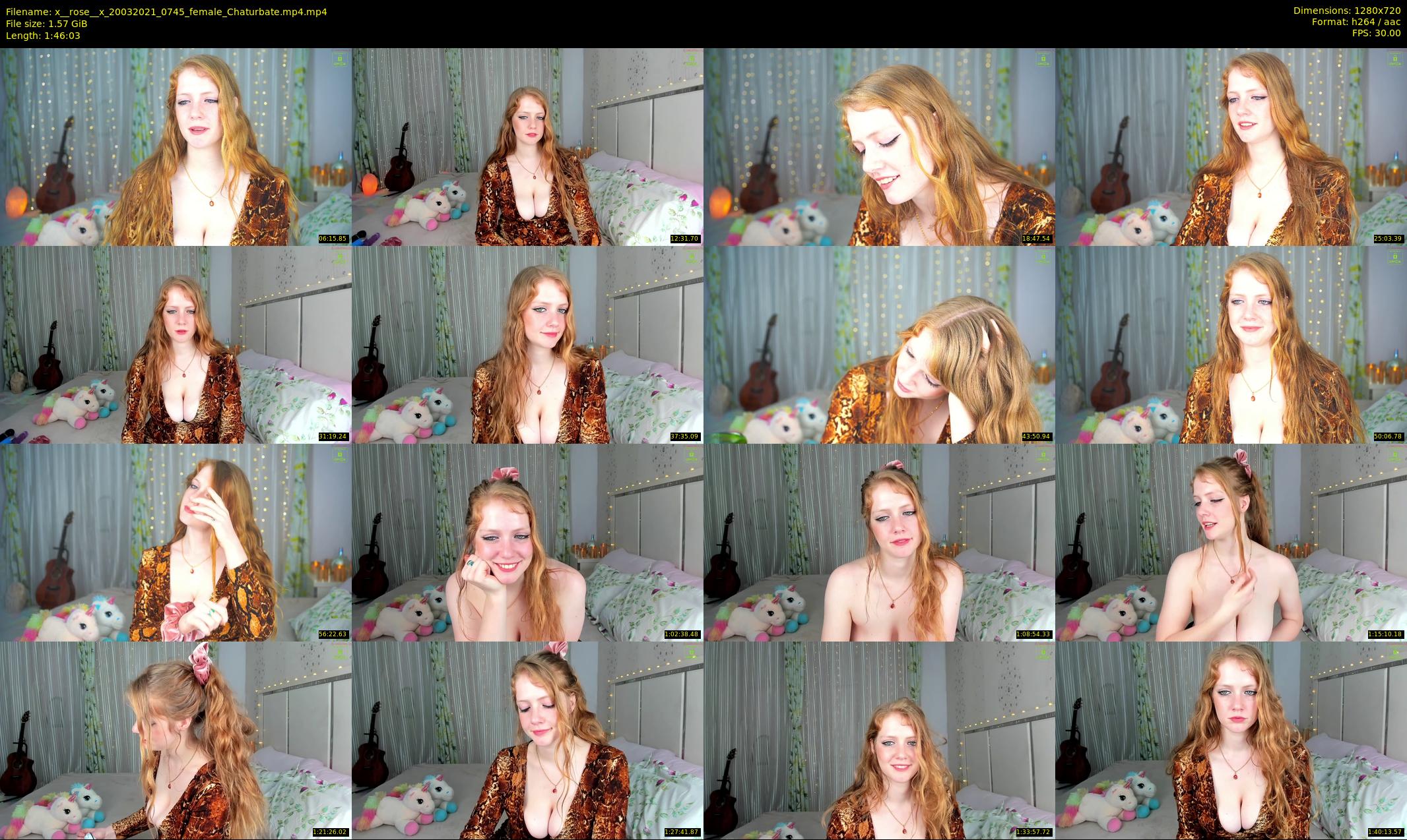 x__rose__x — 107 minute Chaturbate female cam show recording, 720p, Mar 20, 2021