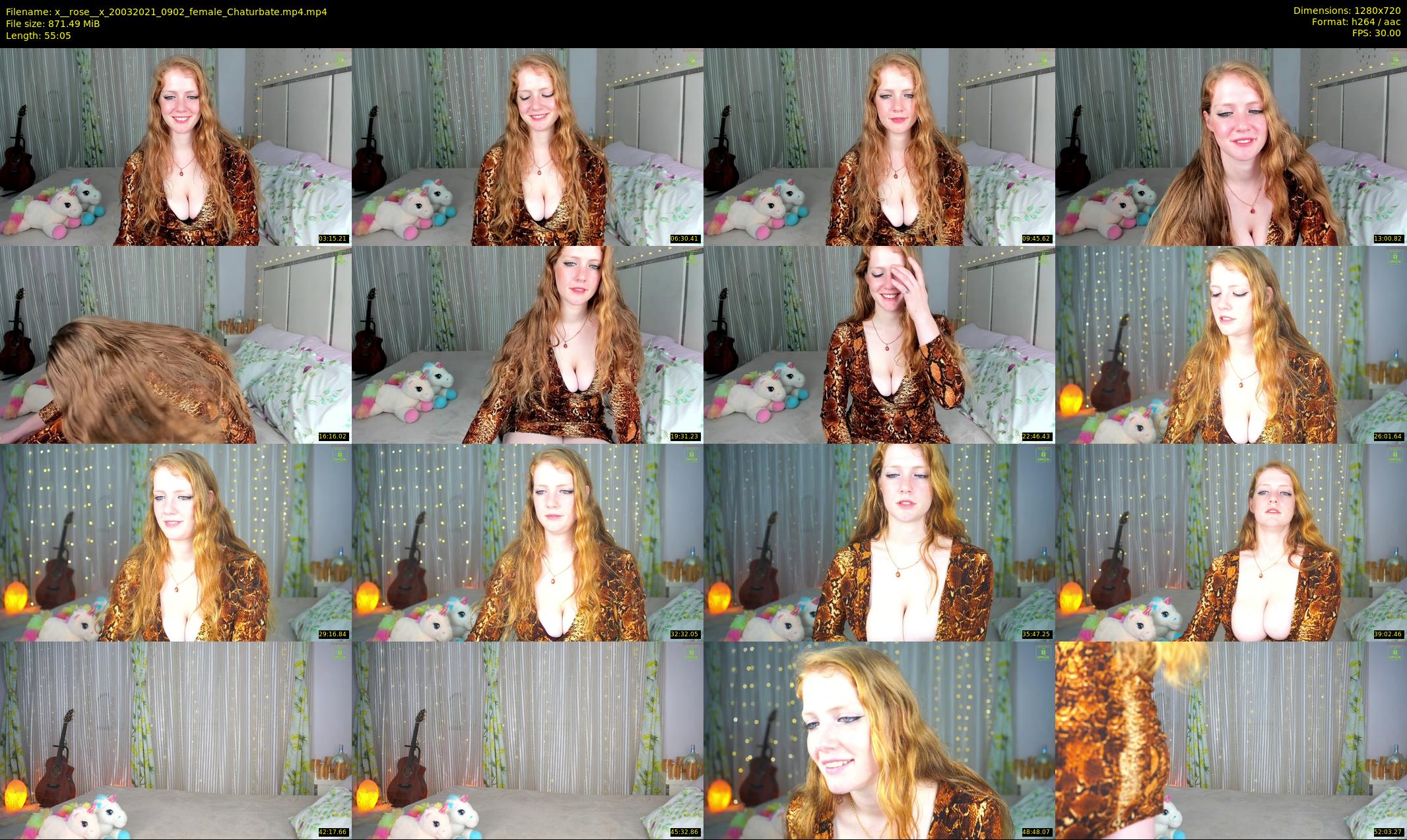 x__rose__x — 56 minute Chaturbate female cam show recording, 720p, Mar 20, 2021