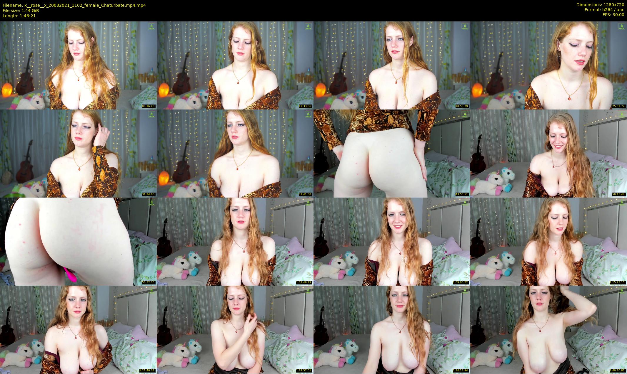 x__rose__x — 107 minute Chaturbate female cam show recording, 720p, Mar 20, 2021