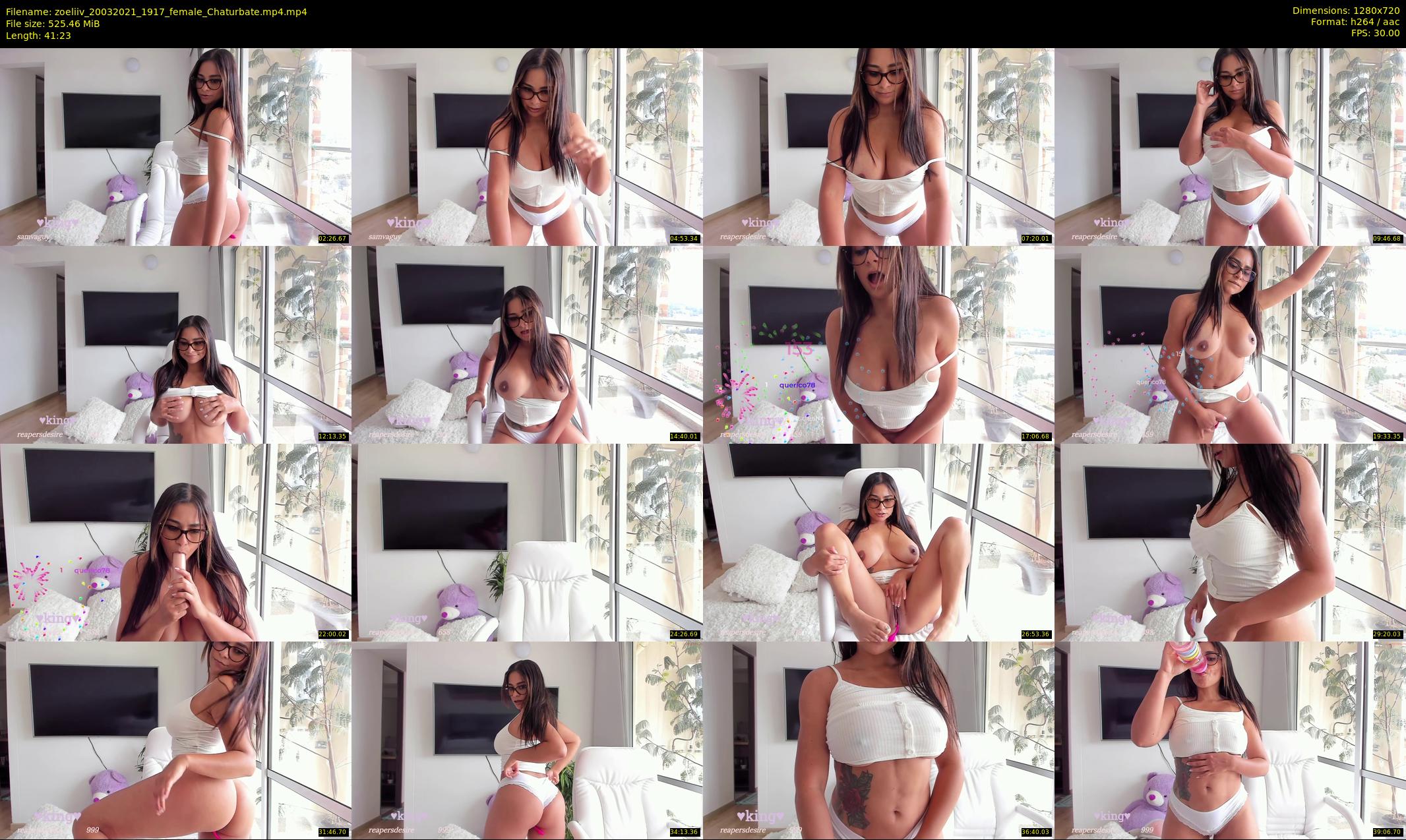 zoeliiv — 42 minute Chaturbate female cam show recording, 720p, Mar 20, 2021
