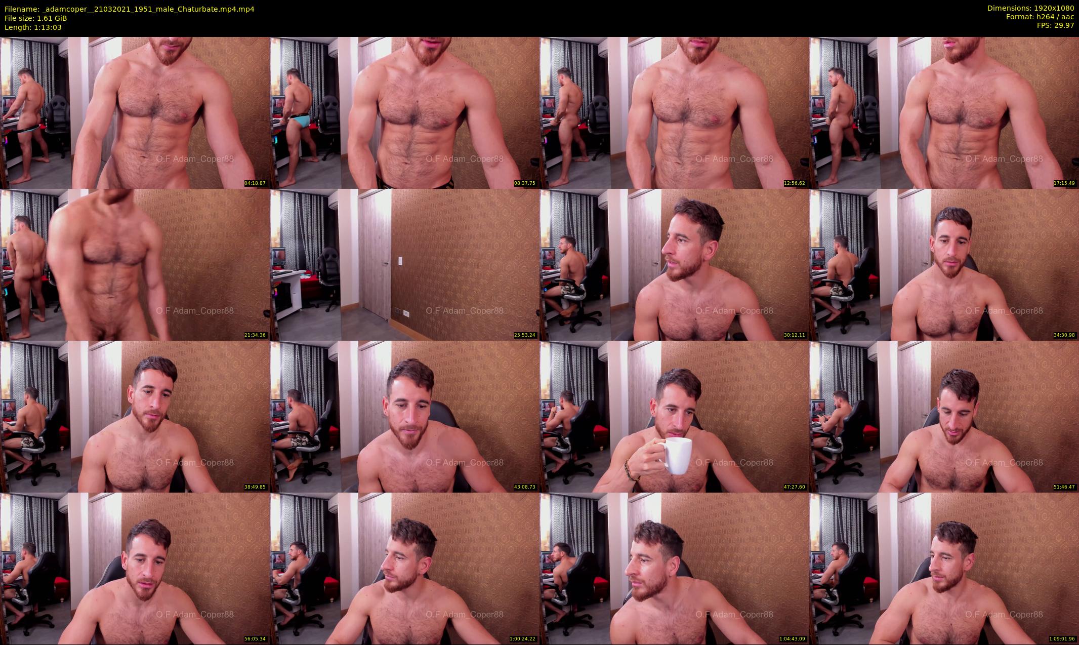 _adamcoper_ — 74 minute Chaturbate male cam show recording, 1080p, Mar 21, 2021