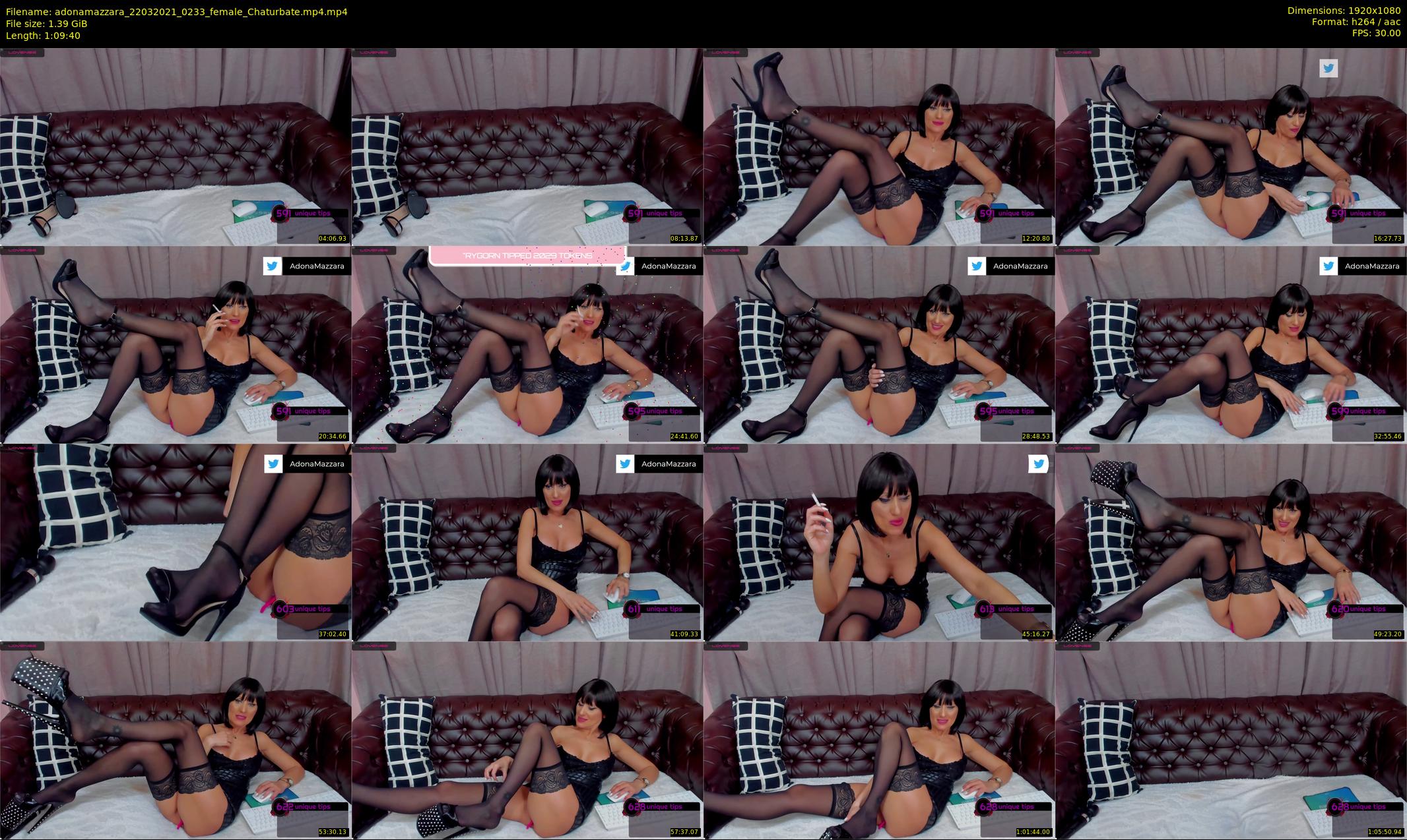 adonamazzara — 70 minute Chaturbate female cam show recording, 1080p, Mar 22, 2021