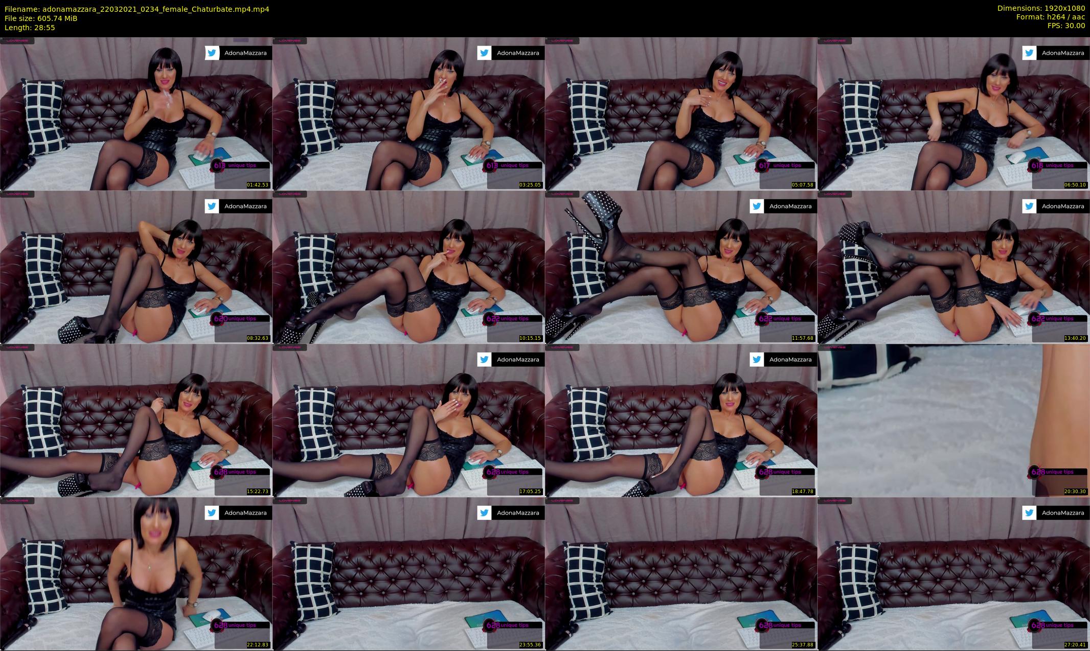 adonamazzara — 29 minute Chaturbate female cam show recording, 1080p, Mar 22, 2021