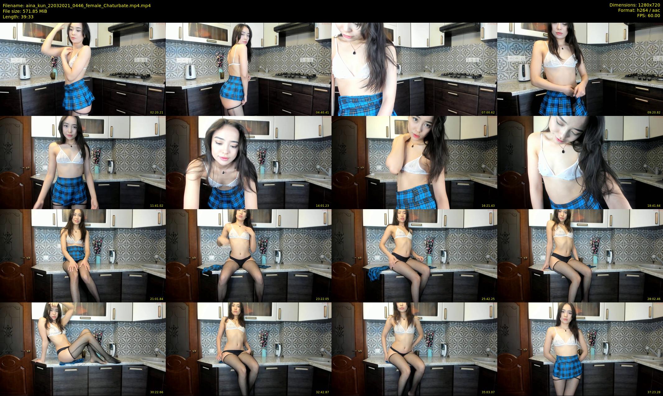 aina_kun — 40 minute Chaturbate female cam show recording, 720p, Mar 22, 2021