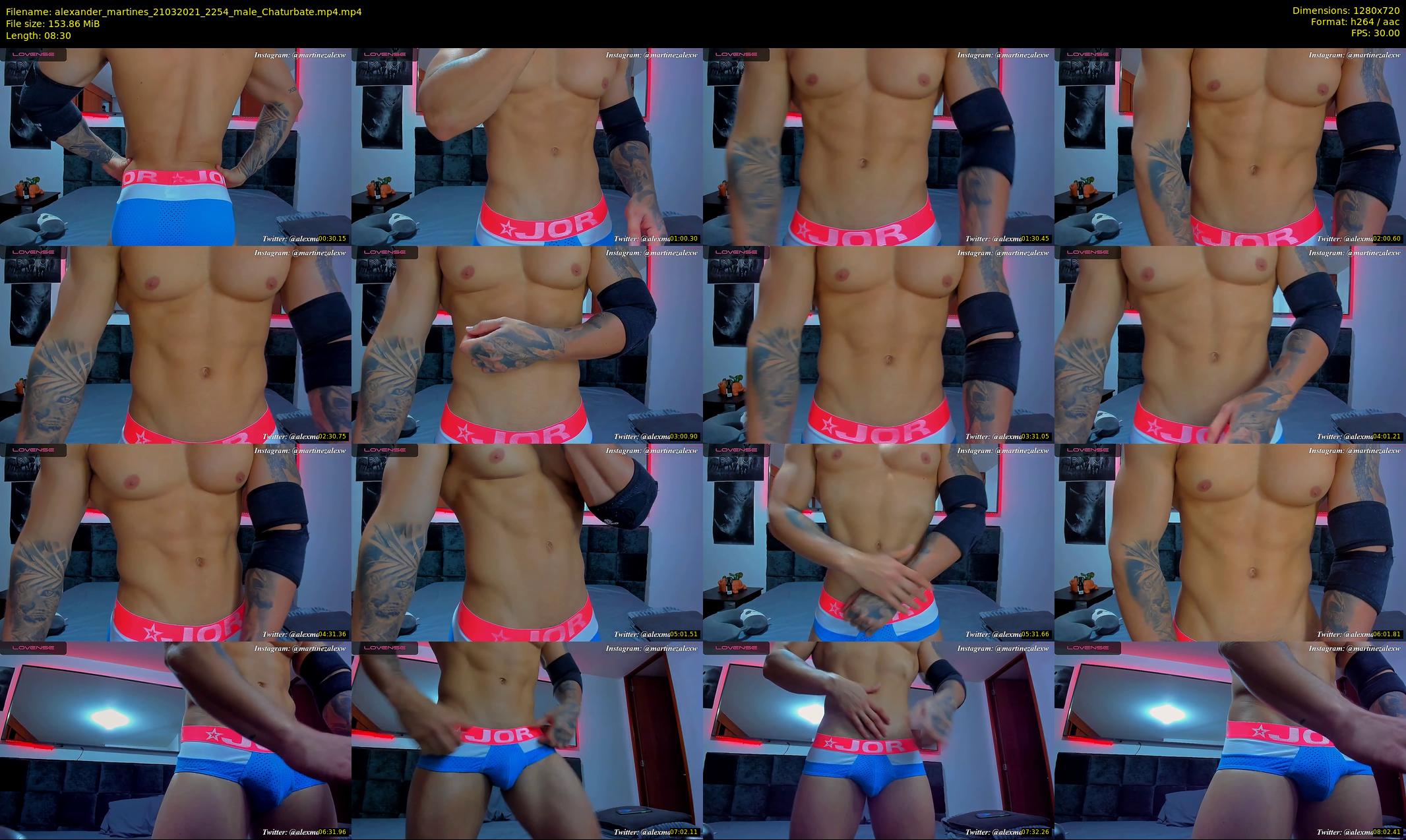 alexander_martines — 9 minute Chaturbate male cam show recording, 720p, Mar 21, 2021