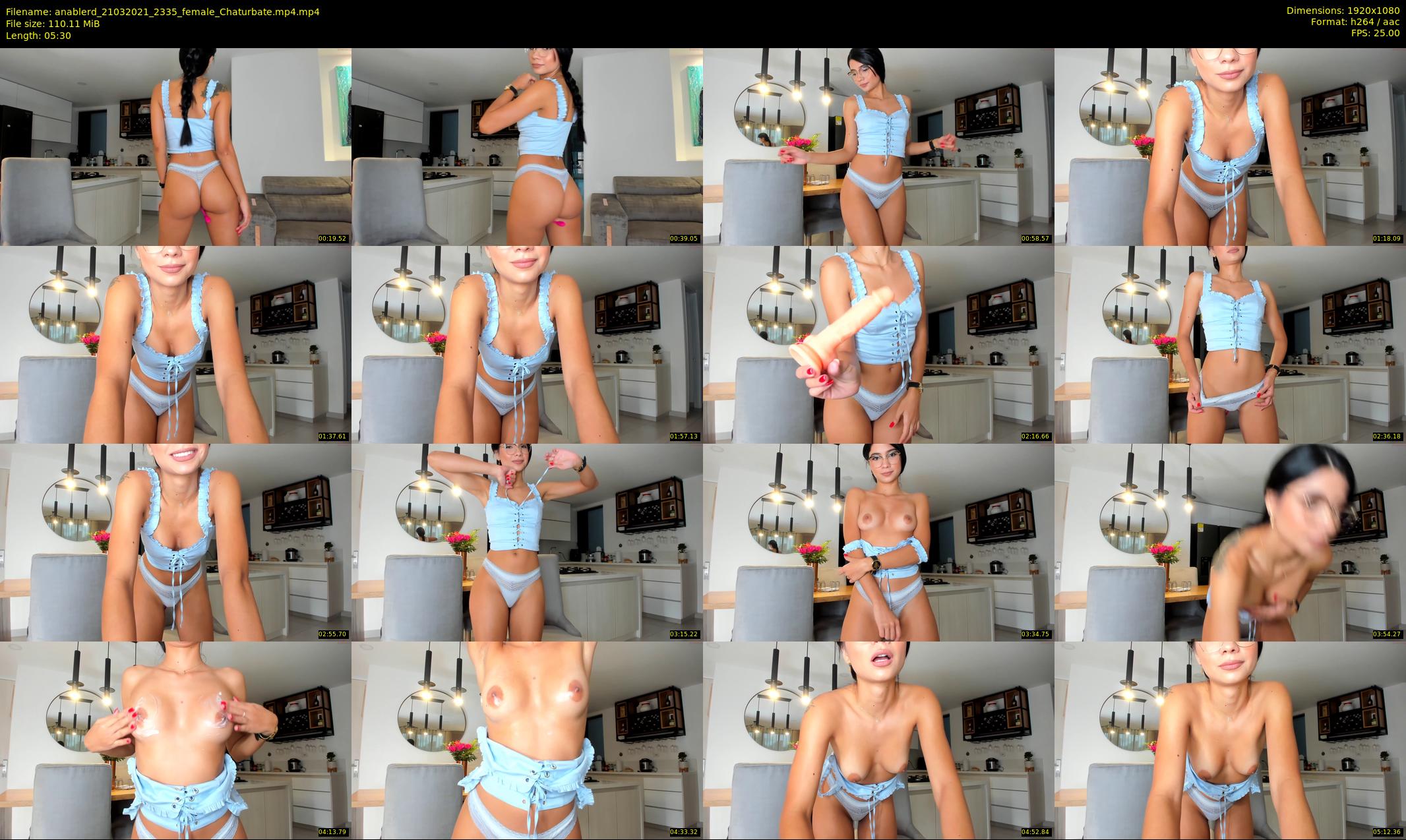 anablerd — 6 minute Chaturbate female cam show recording, 1080p, Mar 21, 2021