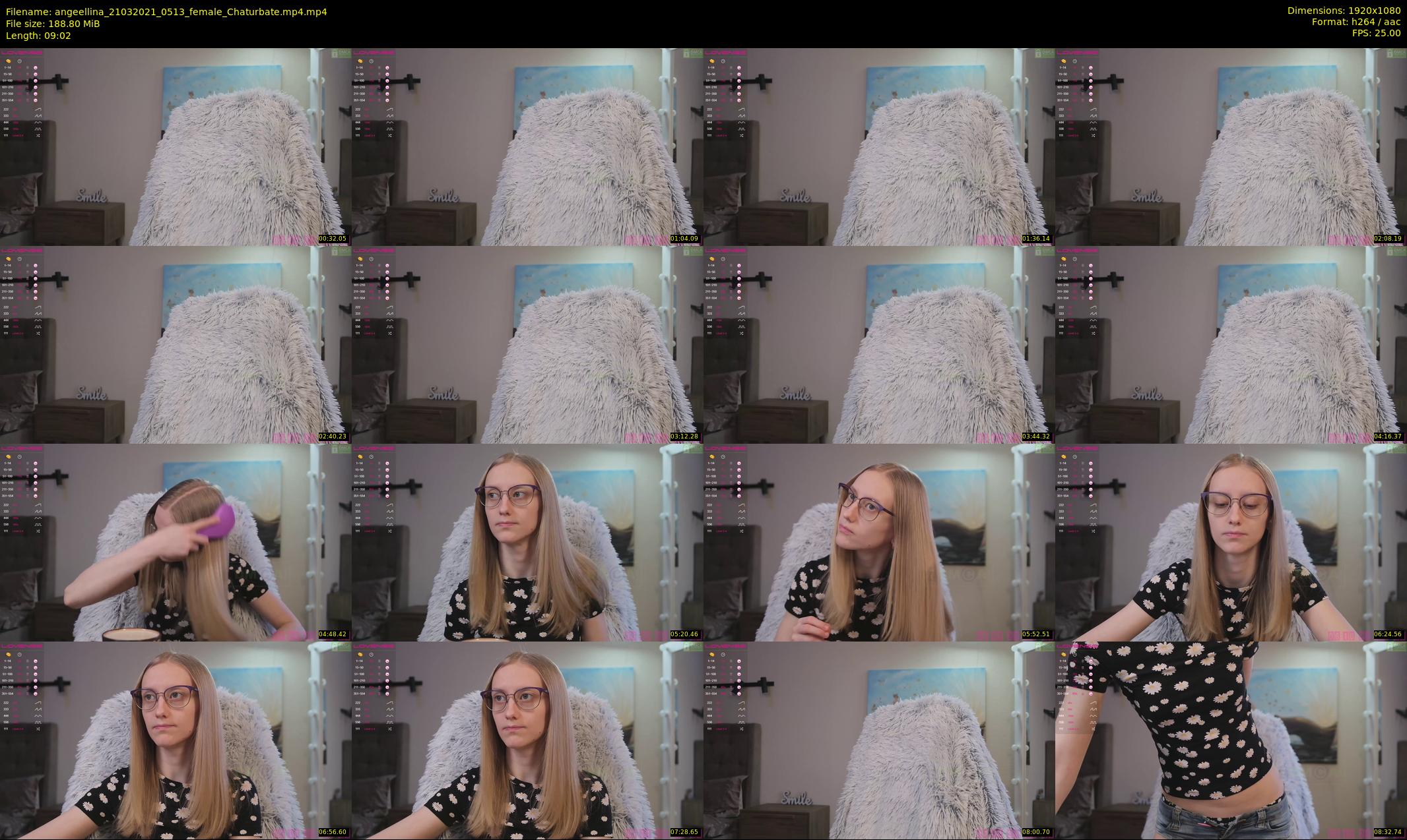 angeellina — 10 minute Chaturbate female cam show recording, 1080p, Mar 21, 2021