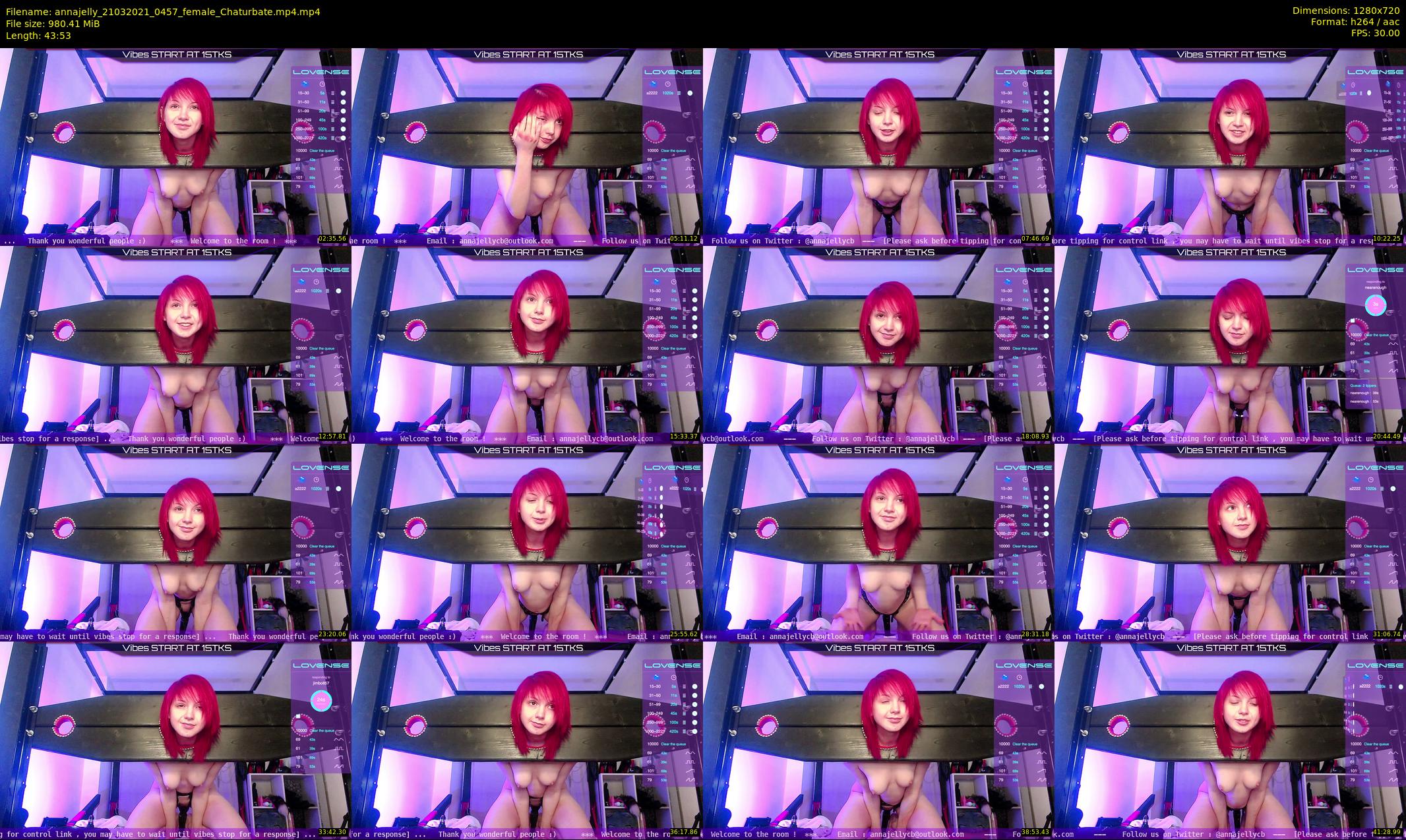 annajelly — 44 minute Chaturbate couple cam show recording, 720p, Mar 21, 2021