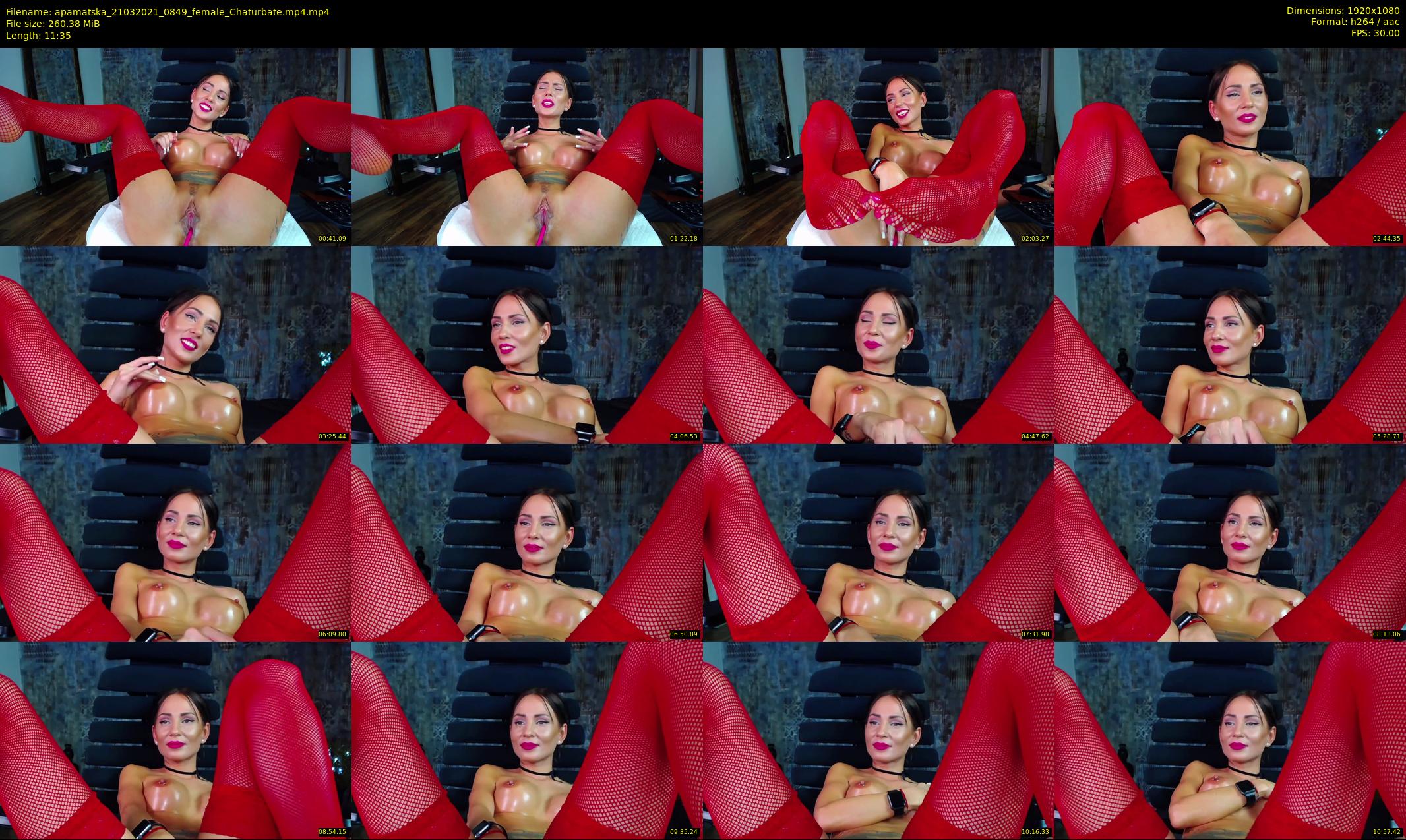 apamatska — 12 minute Chaturbate female cam show recording, 1080p, Mar 21, 2021
