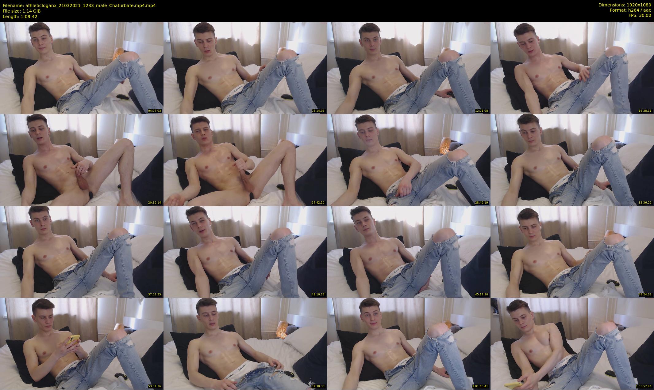 athleticloganx — 70 minute Chaturbate male cam show recording, 1080p, Mar 21, 2021