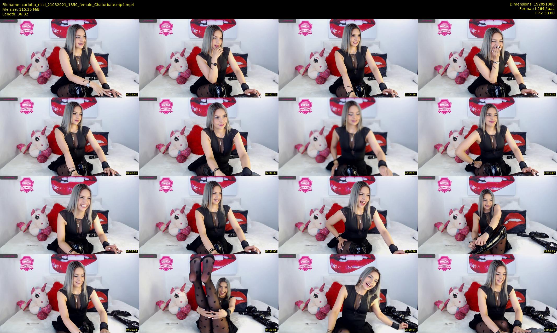 carlotta_ricci — 7 minute Chaturbate female cam show recording, 1080p, Mar 21, 2021