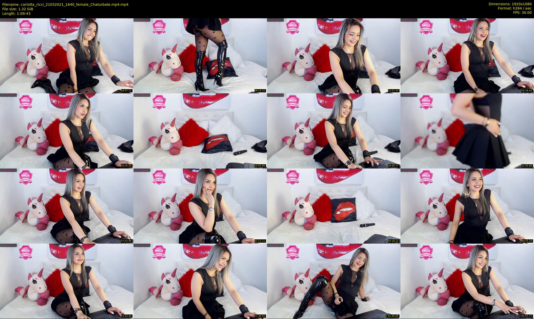 carlotta_ricci — 70 minute Chaturbate female cam show recording, 1080p, Mar 21, 2021