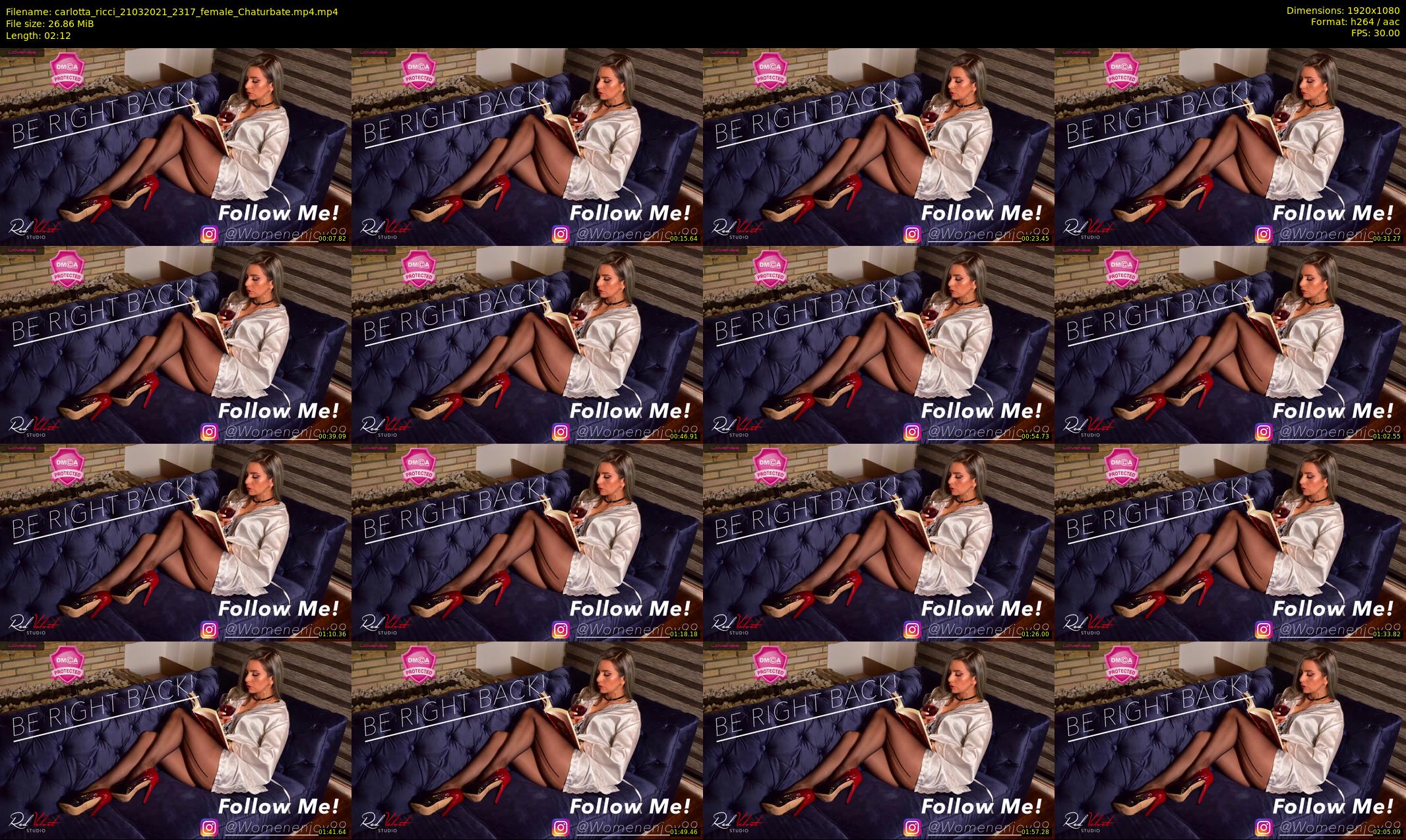 carlotta_ricci — 3 minute Chaturbate female cam show recording, 1080p, Mar 21, 2021