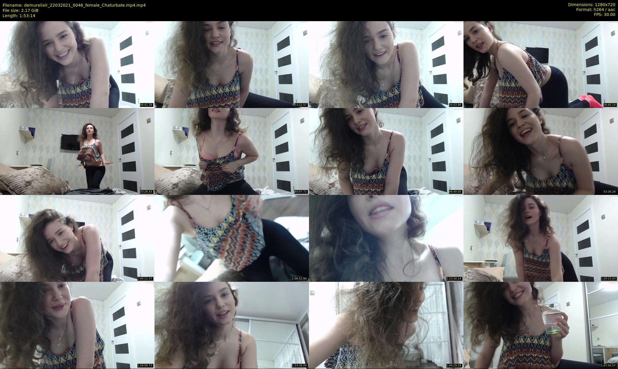 demurelixir — 114 minute Chaturbate female cam show recording, 720p, Mar 22, 2021