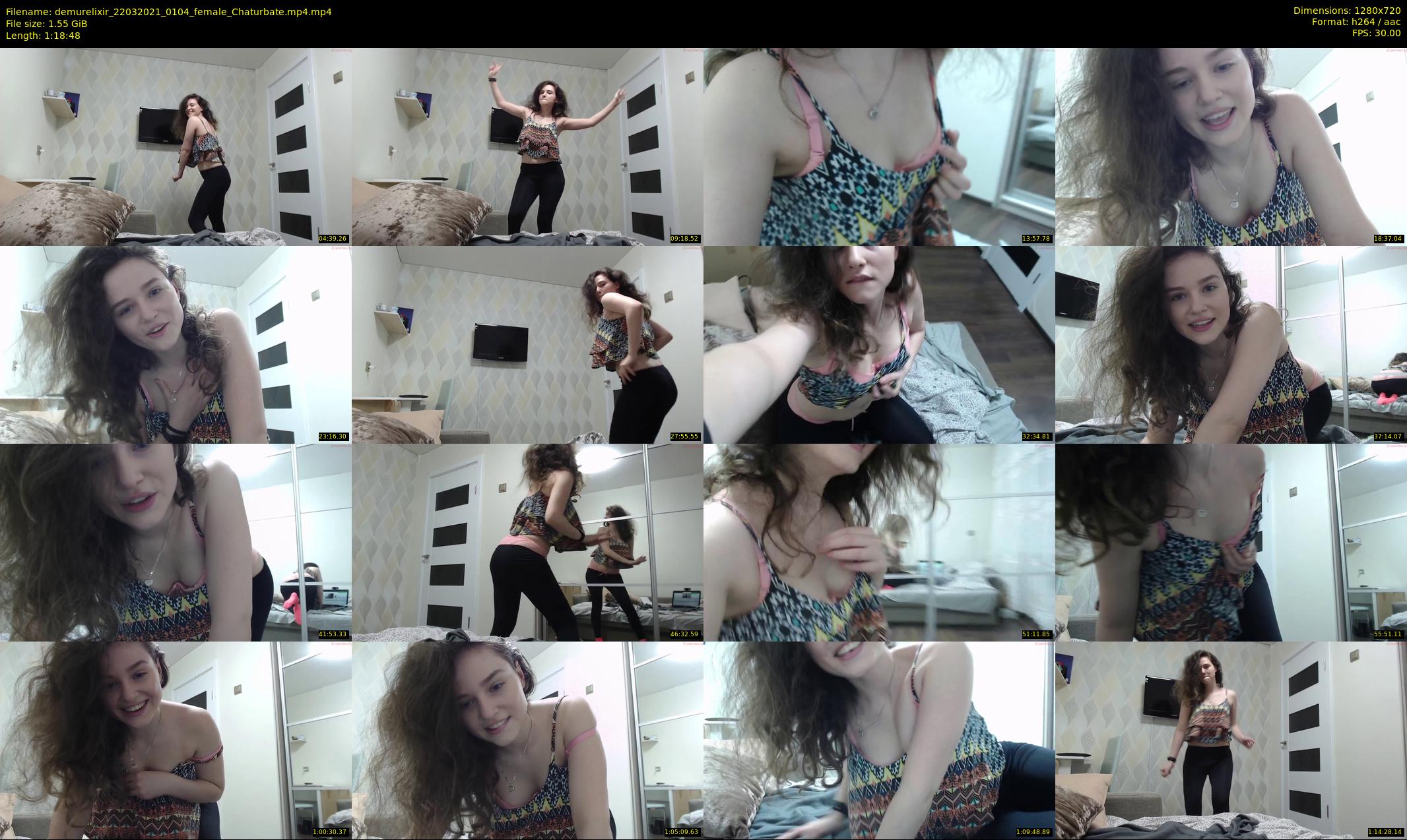 demurelixir — 79 minute Chaturbate female cam show recording, 720p, Mar 22, 2021