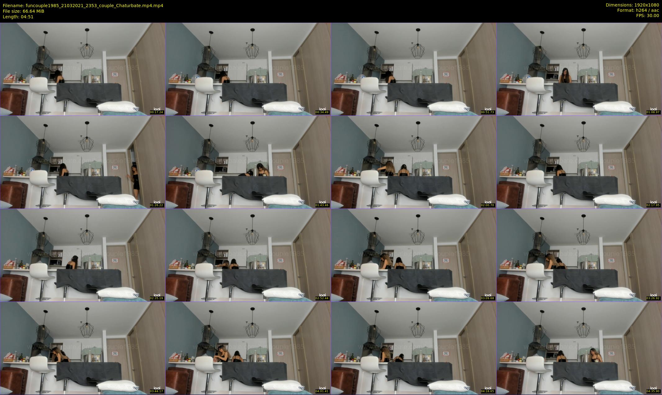 funcouple1985 — 5 minute Chaturbate couple cam show recording, 1080p, Mar 21, 2021