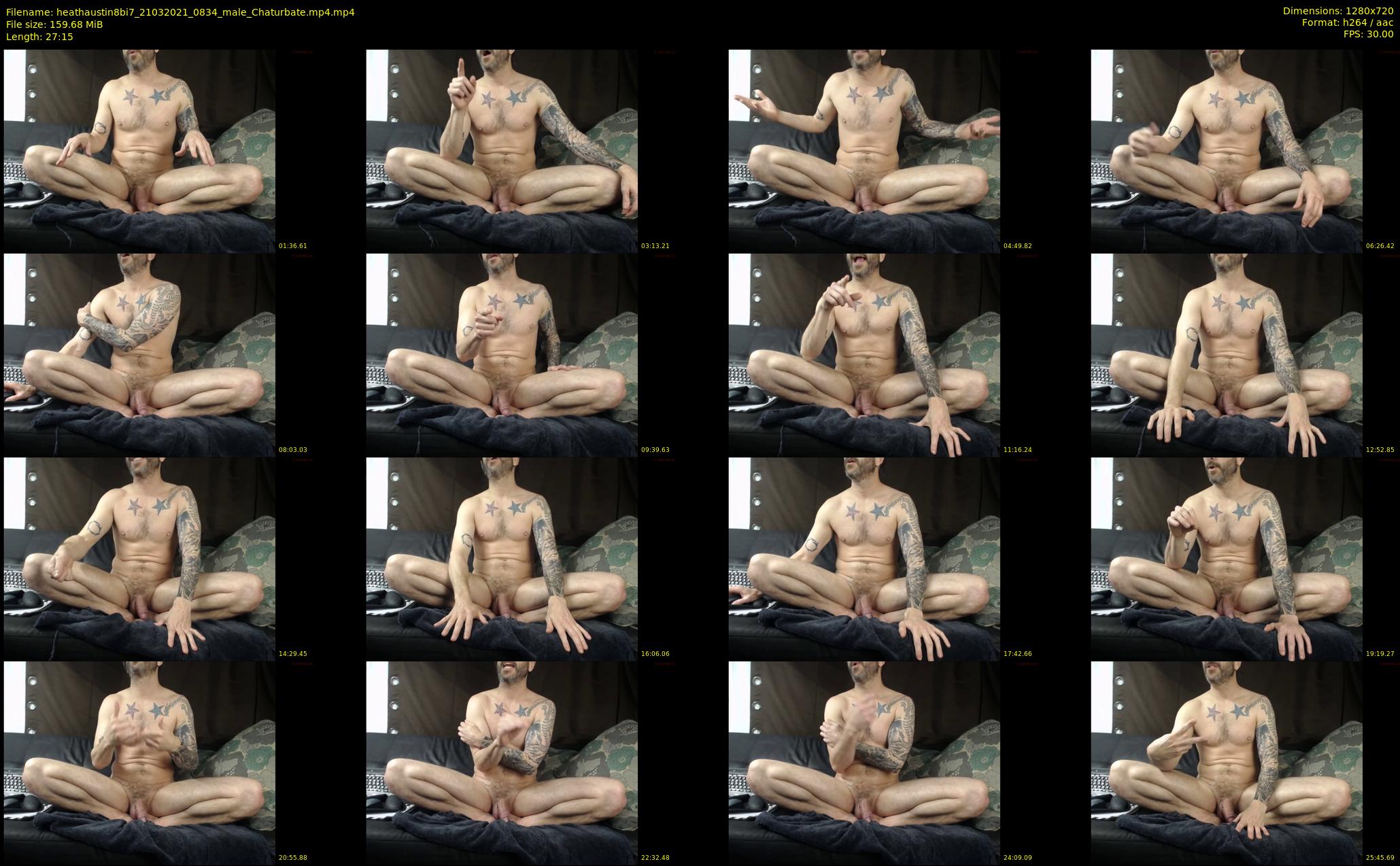 heathaustin8bi7 — 28 minute Chaturbate male cam show recording, 720p, Mar 21, 2021