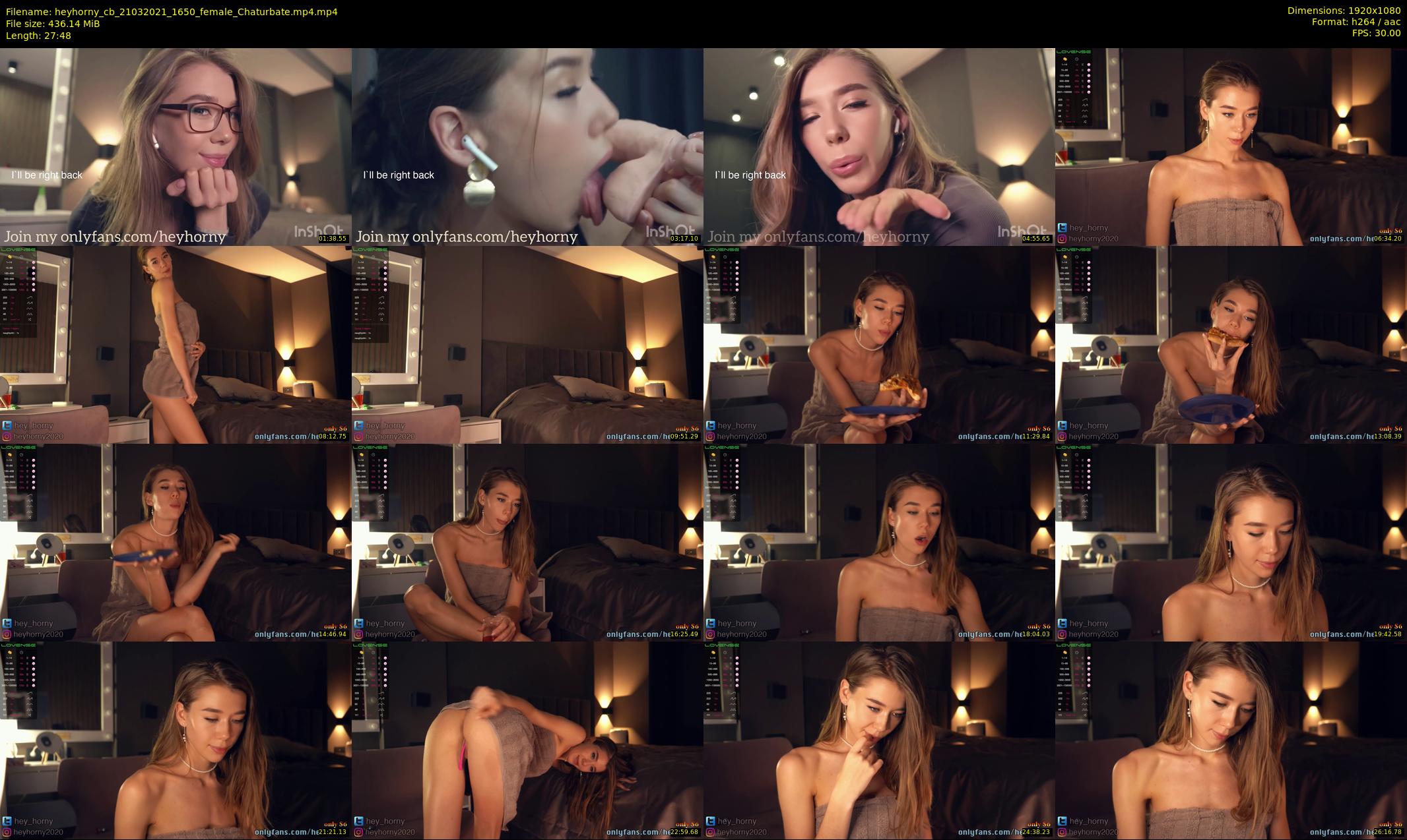 heyhorny_cb — 28 minute Chaturbate couple cam show recording, 1080p, Mar 21, 2021