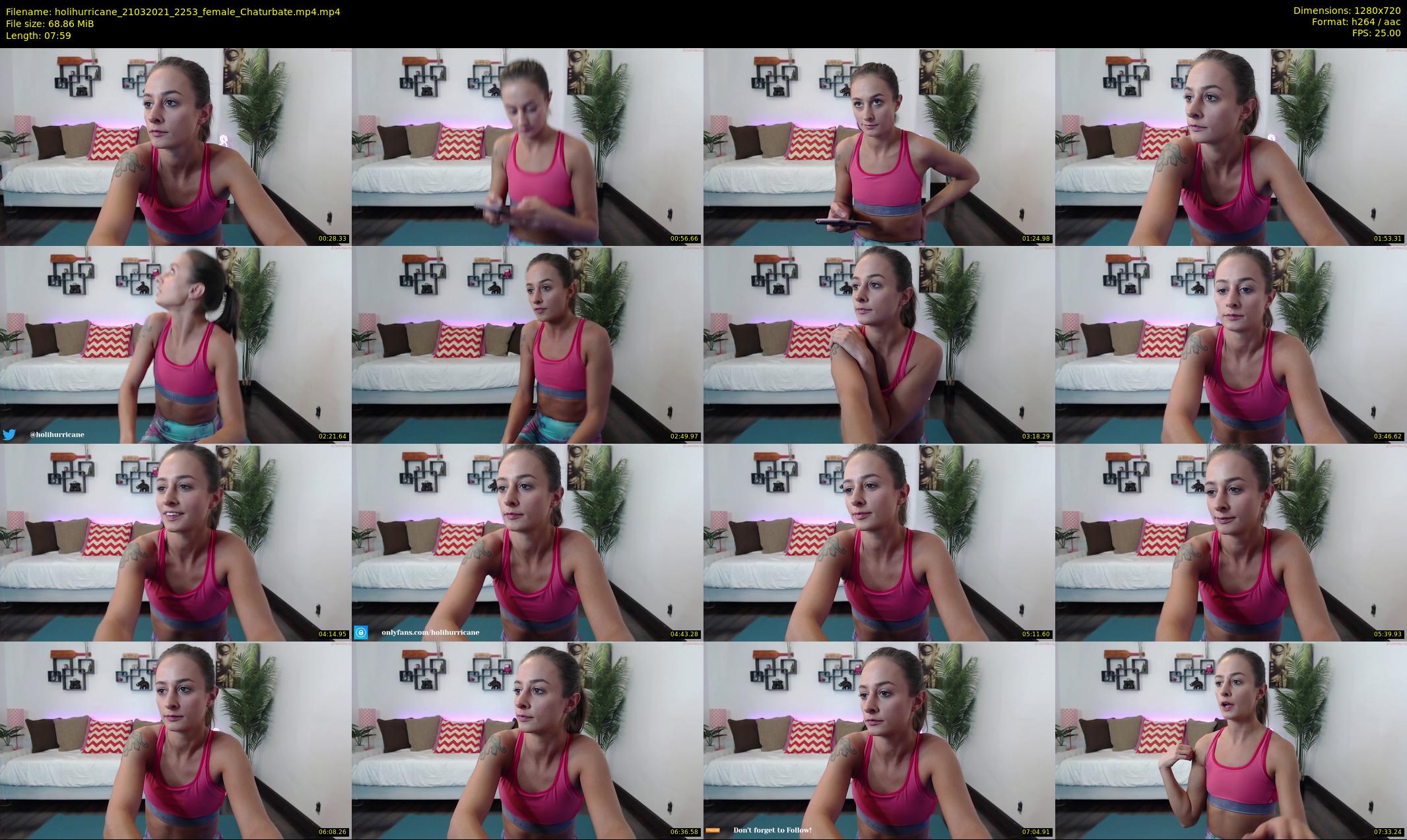 holihurricane — 8 minute Chaturbate female cam show recording, 720p, Mar 21, 2021