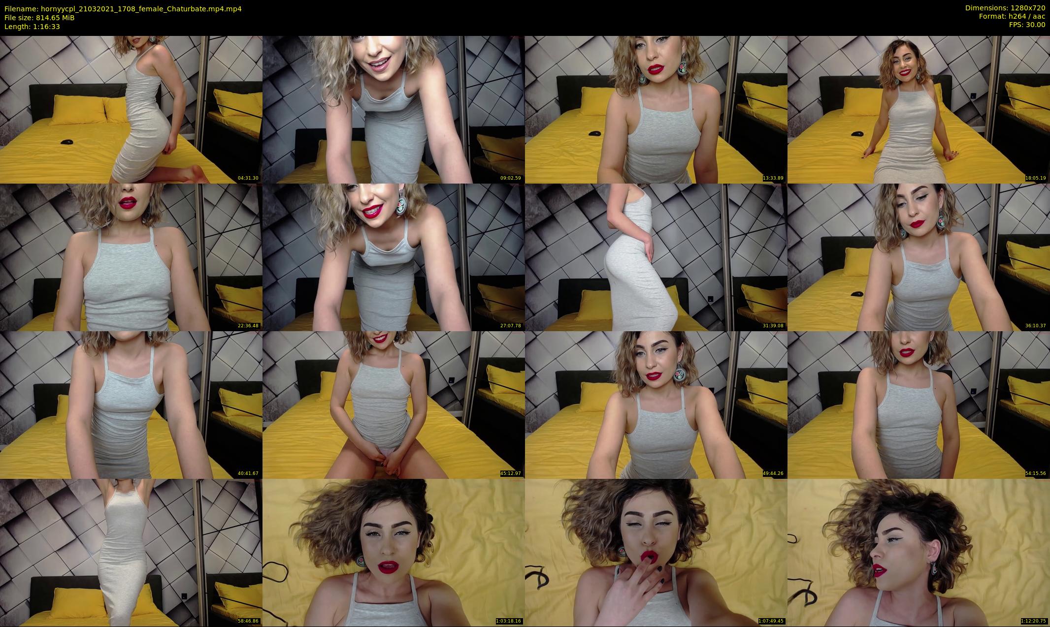 hornyycpl — 77 minute Chaturbate couple cam show recording, 720p, Mar 21, 2021