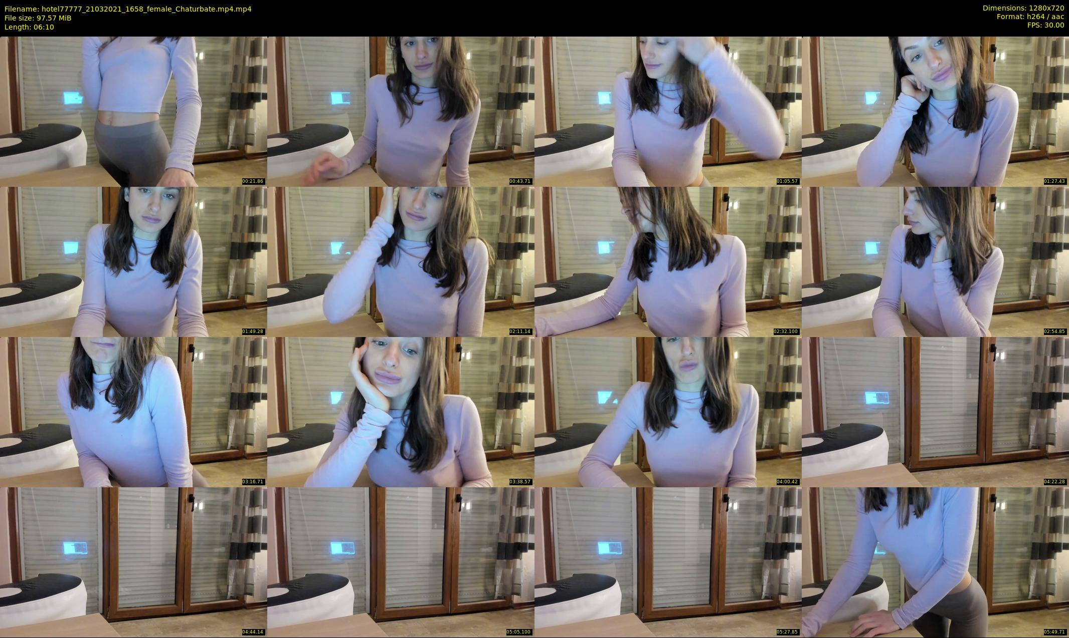 hotel77777 — 7 minute Chaturbate female cam show recording, 720p, Mar 21, 2021