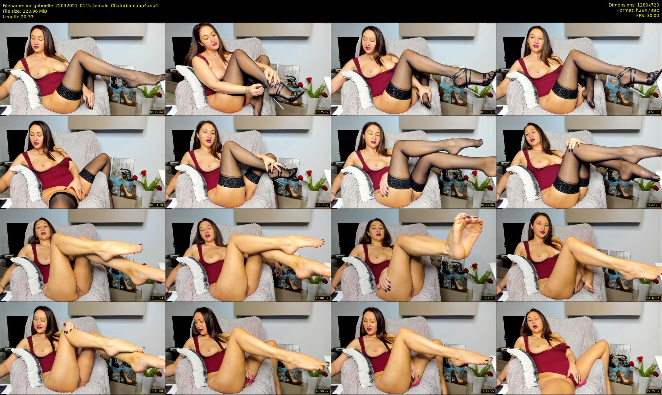 im_gabrielle — 21 minute Chaturbate female cam show recording, 720p, Mar 22, 2021
