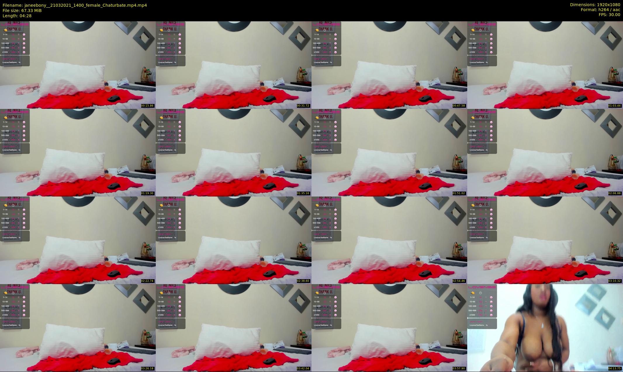 janeebony_ — 5 minute Chaturbate female cam show recording, 1080p, Mar 21, 2021
