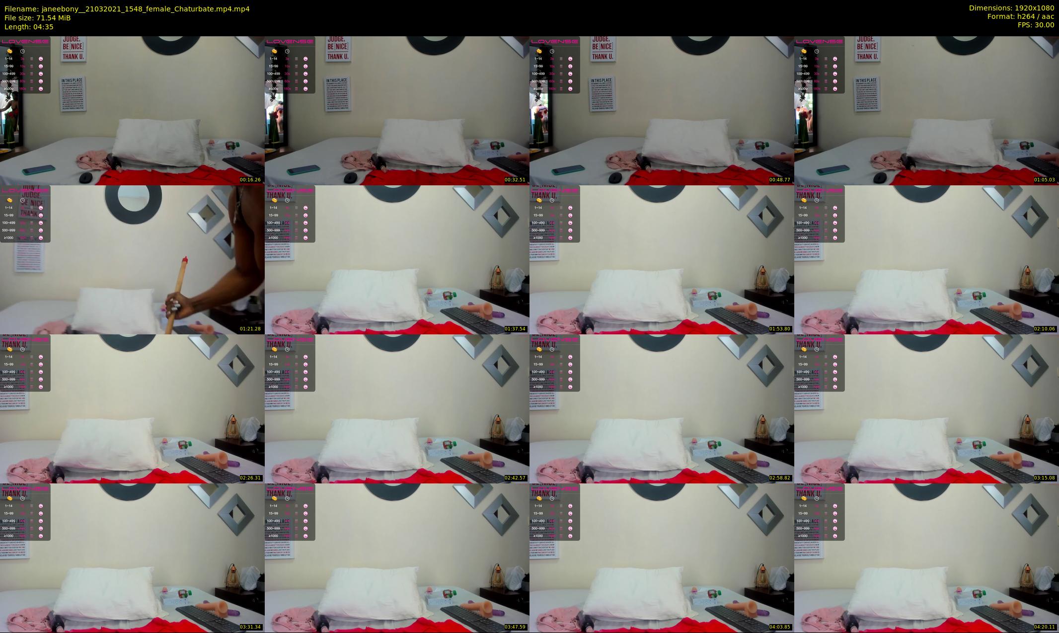 janeebony_ — 5 minute Chaturbate female cam show recording, 1080p, Mar 21, 2021