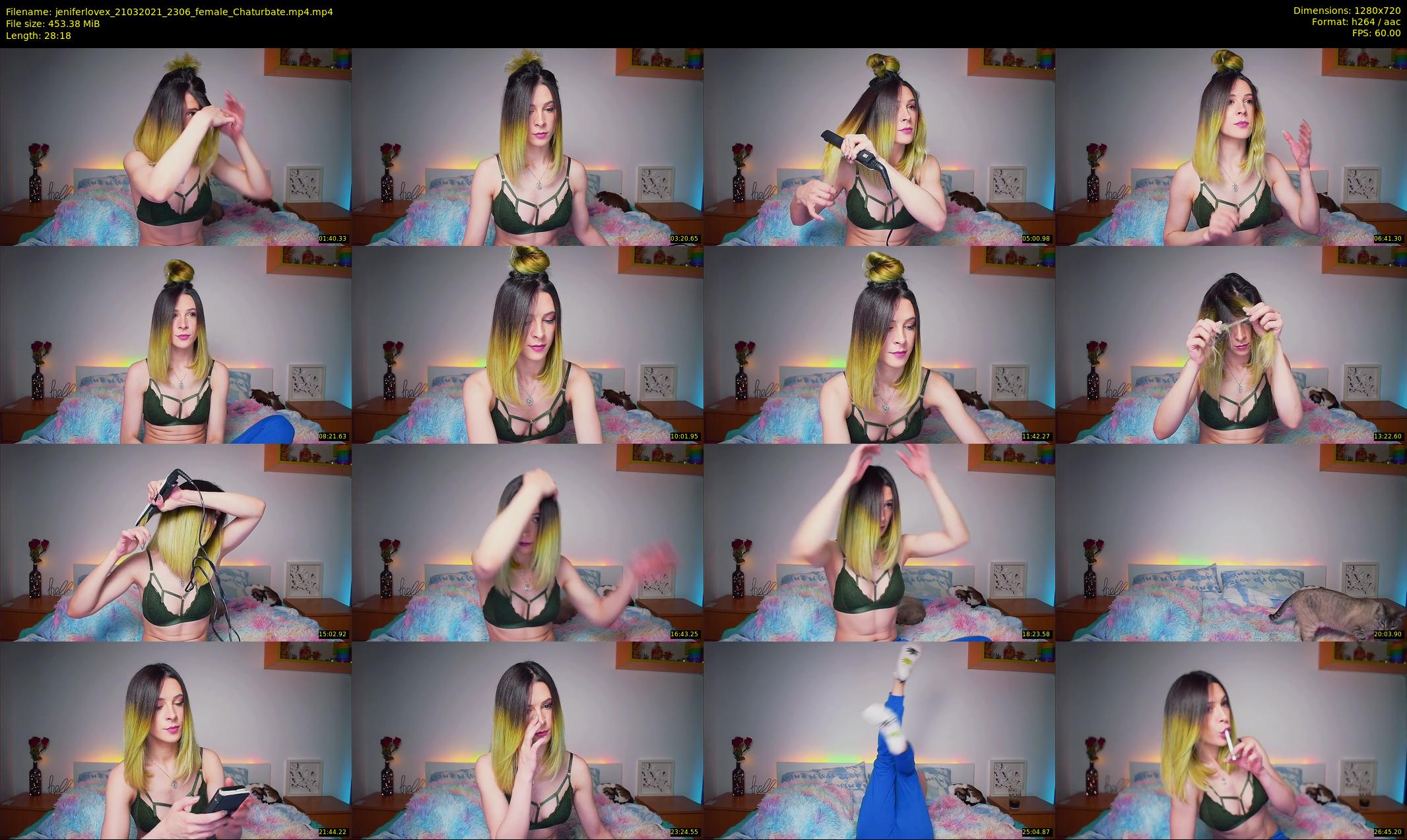 jeniferlovex — 29 minute Chaturbate female cam show recording, 720p, Mar 21, 2021