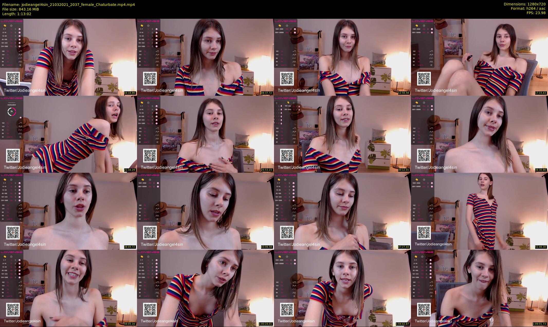 jodieangel4sin — 74 minute Chaturbate female cam show recording, 720p, Mar 21, 2021