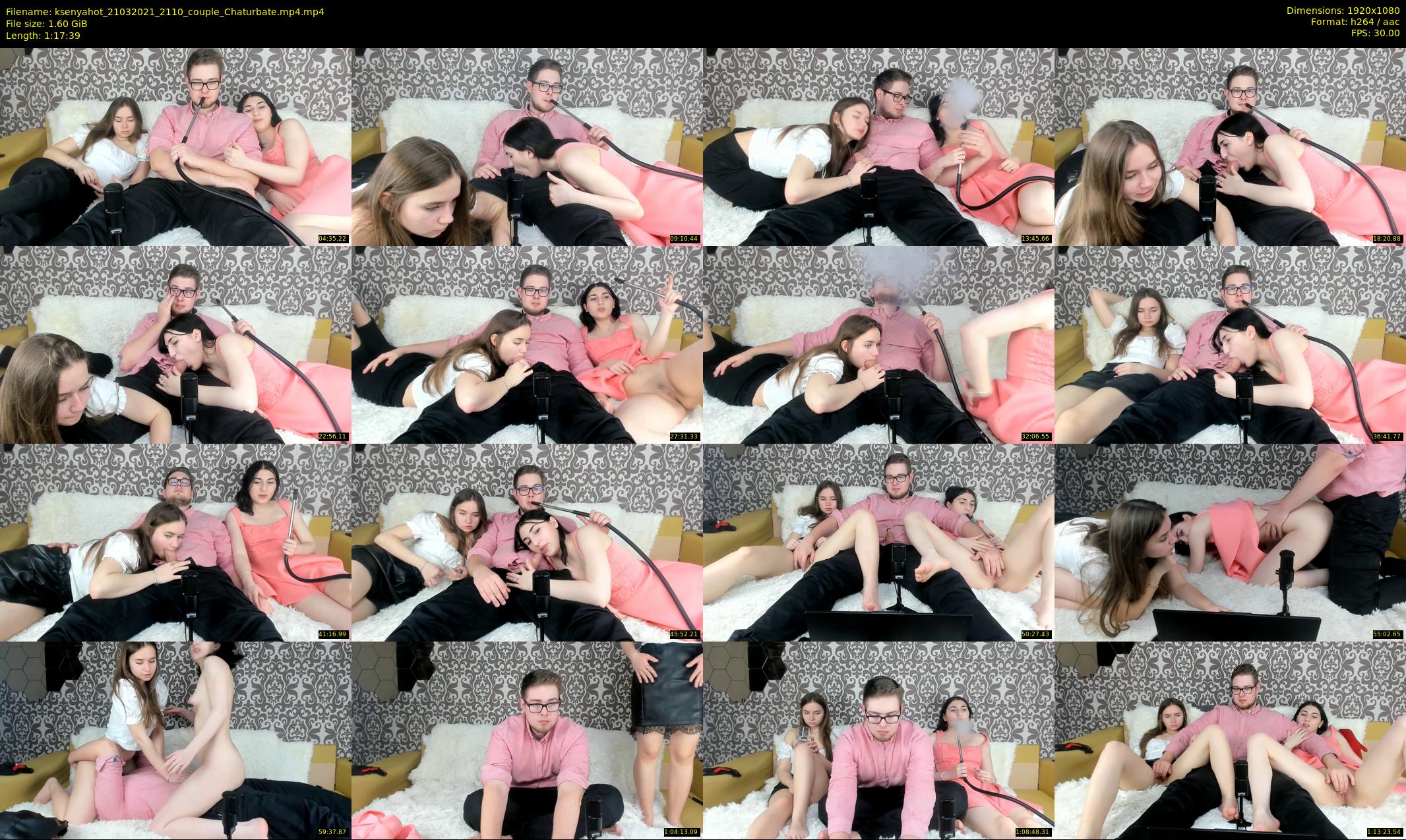 ksenyahot — 78 minute Chaturbate couple cam show recording, 1080p, Mar 21, 2021