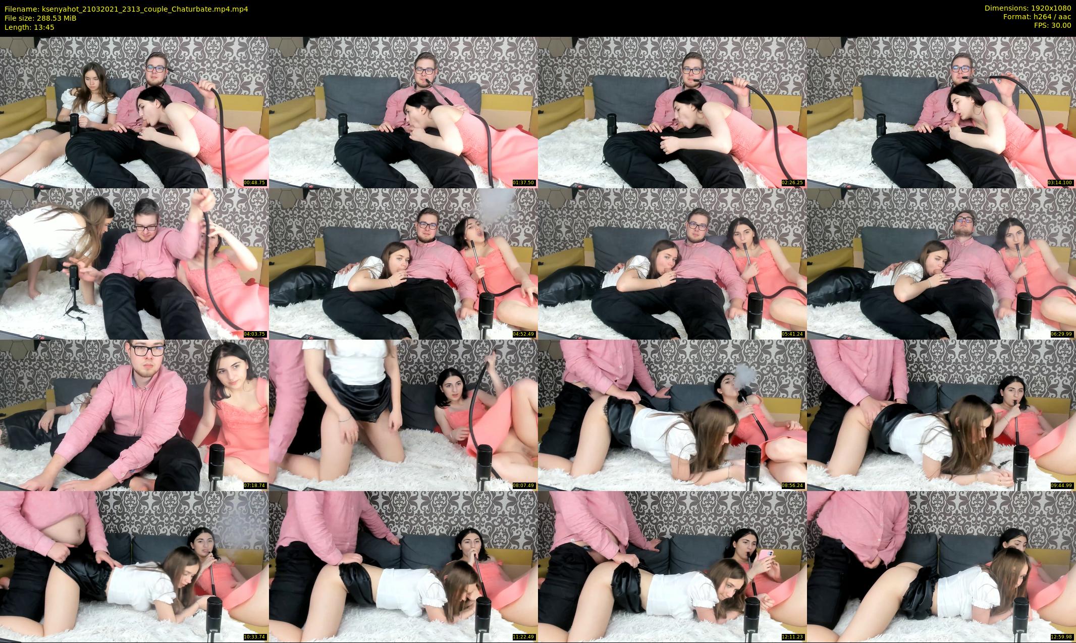 ksenyahot — 14 minute Chaturbate couple cam show recording, 1080p, Mar 21, 2021